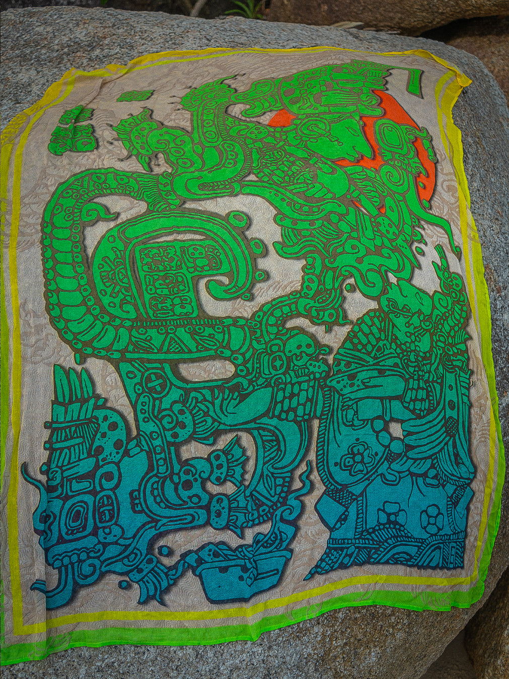 Scarf / Pareo Bamboo - JADEMAYANS SUNSET