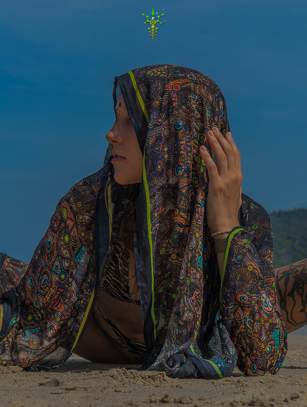 Scarf / Pareo Bamboo - PSYCHEDELIKA GALACTIKA New