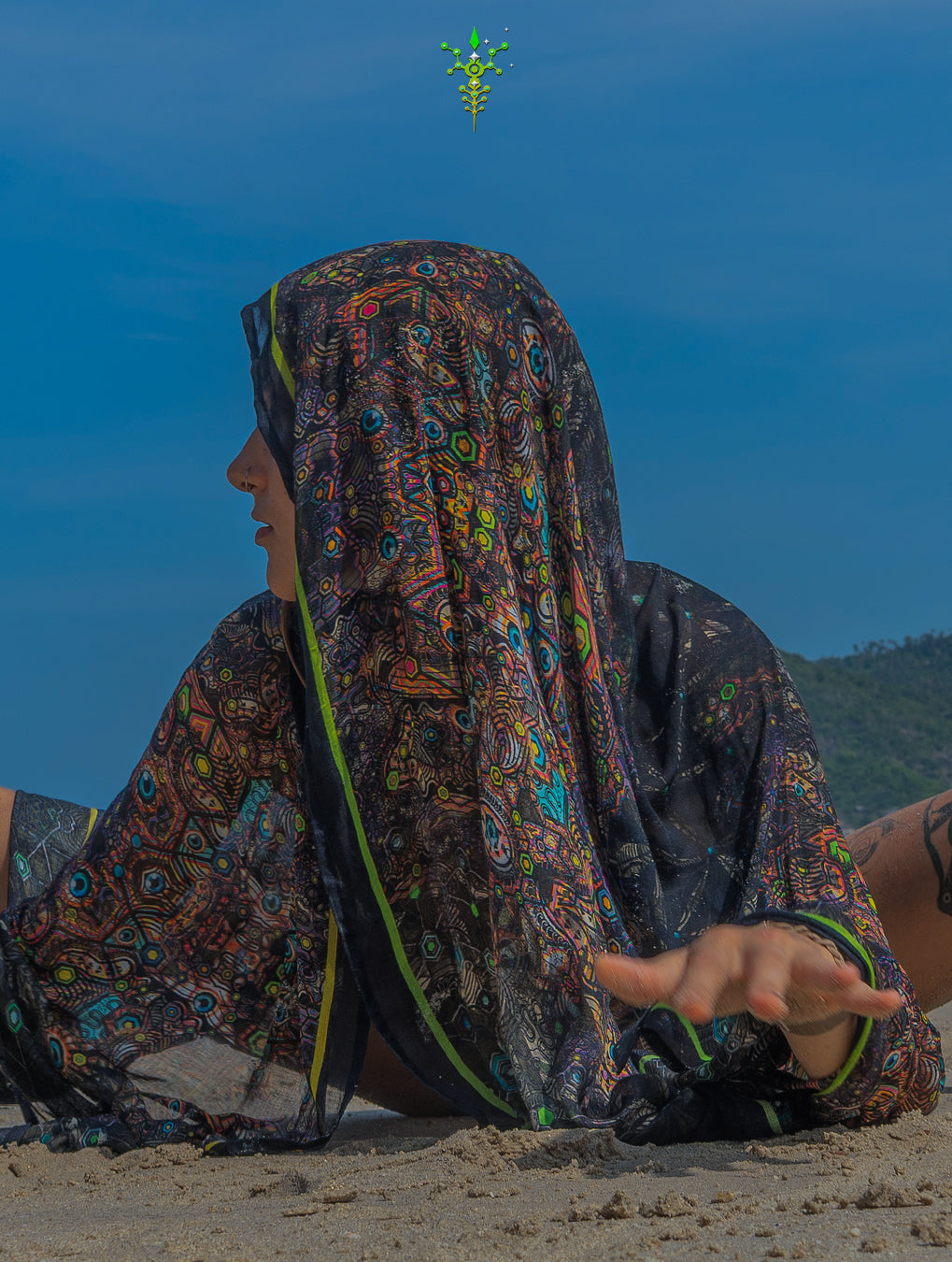 Scarf / Pareo Bamboo - PSYCHEDELIKA GALACTIKA New