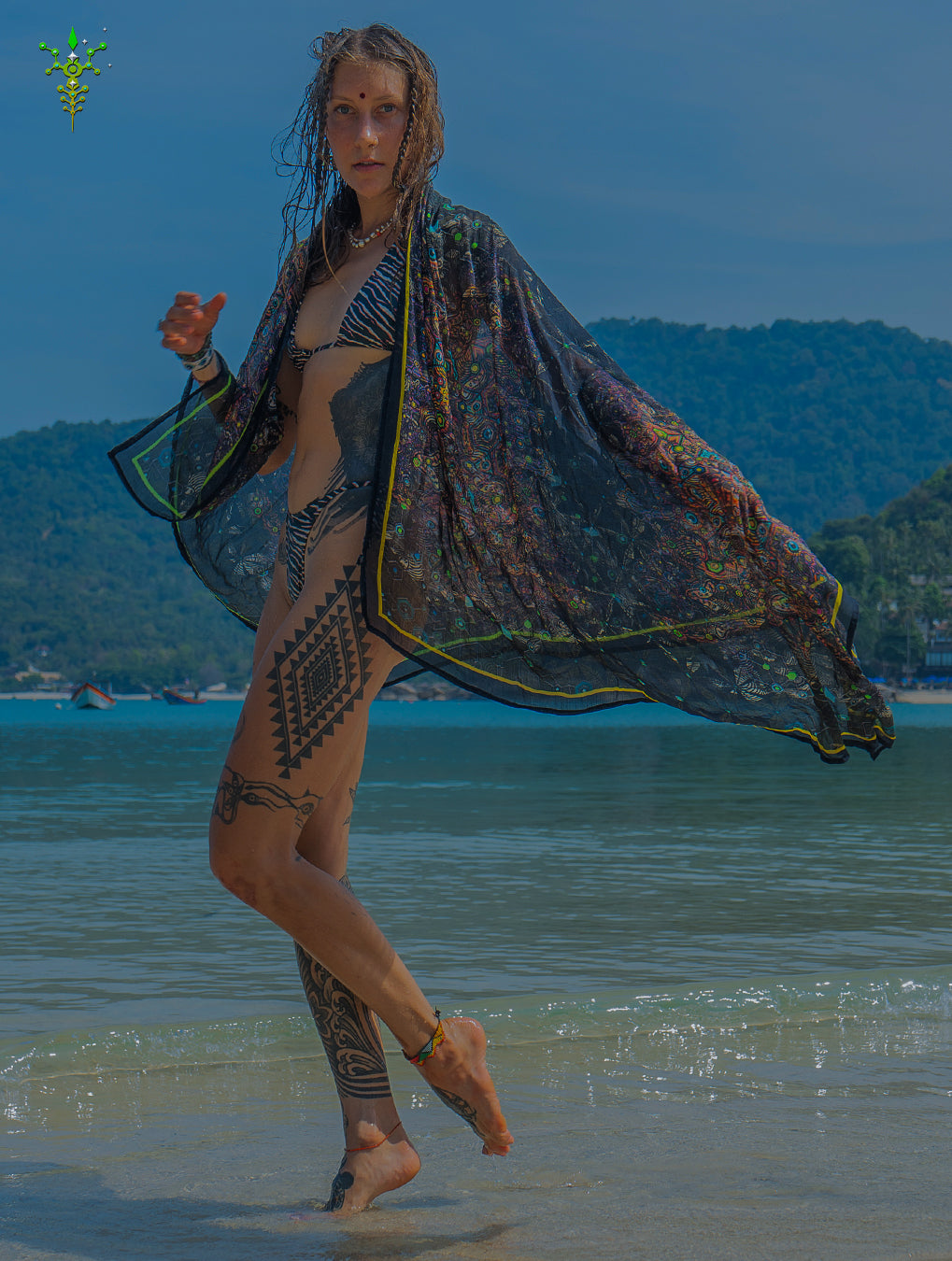 Scarf / Pareo Bamboo - PSYCHEDELIKA GALACTIKA New