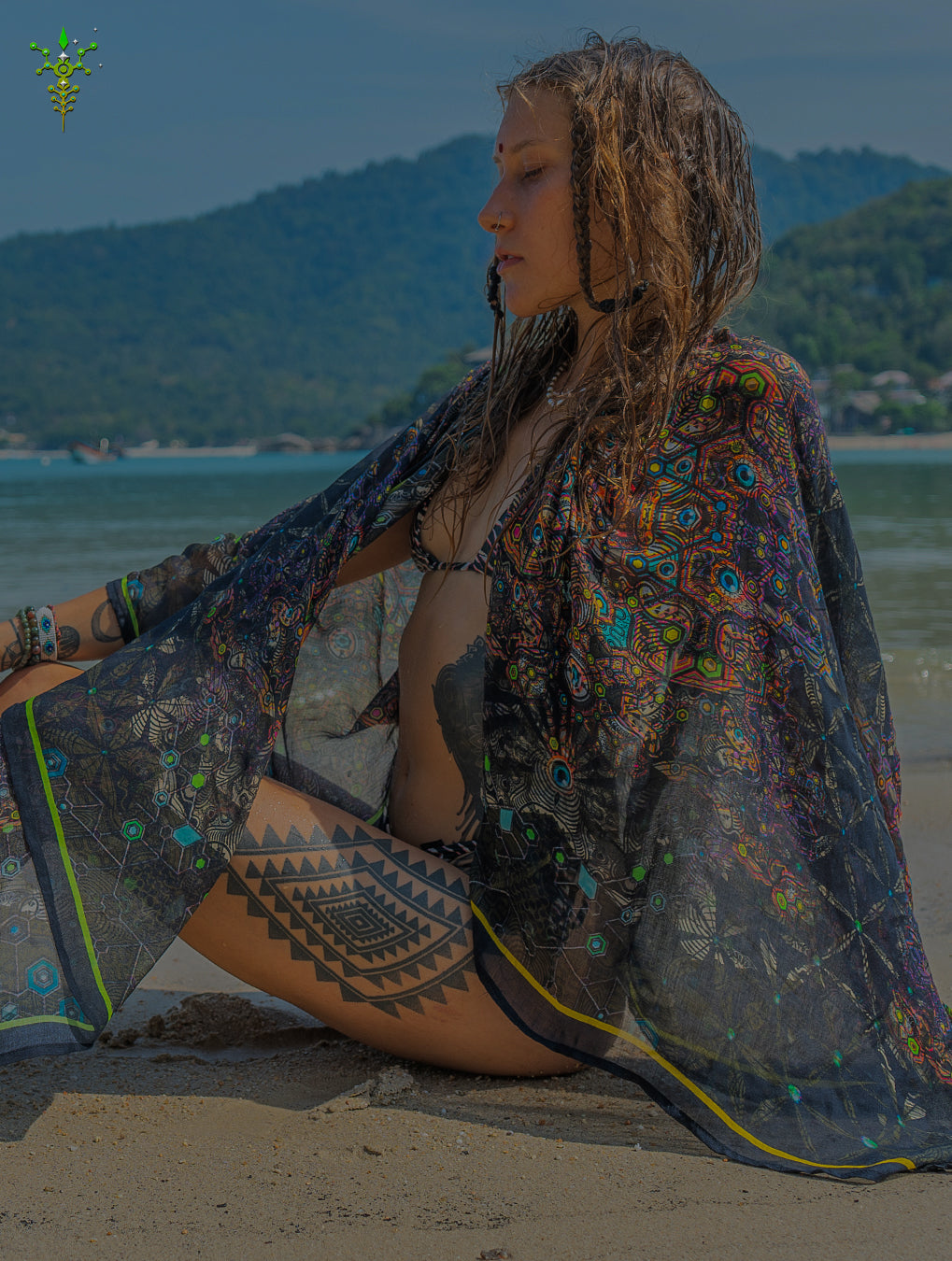 Scarf / Pareo Bamboo - PSYCHEDELIKA GALACTIKA New