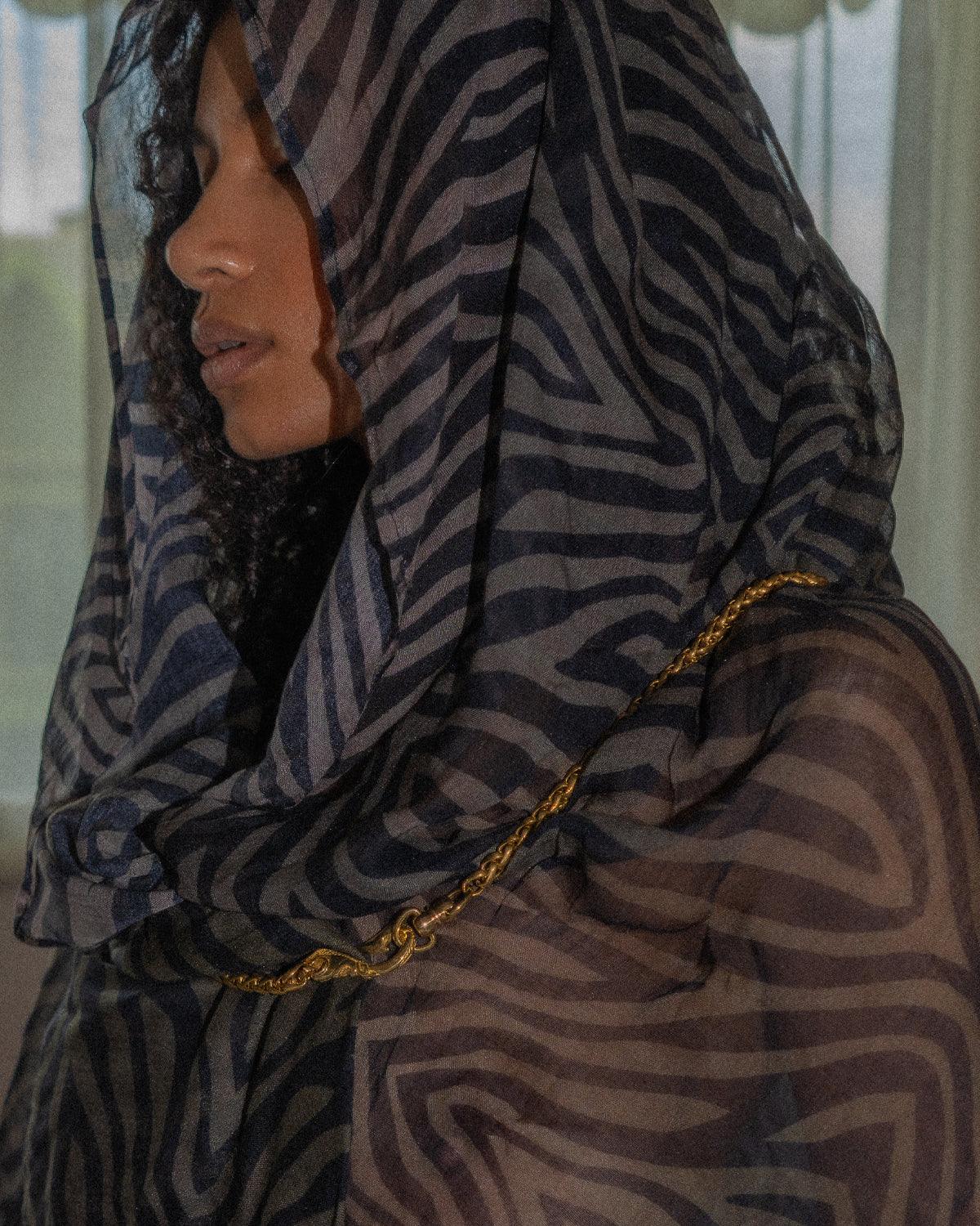 Scarf / Pareo Bamboo - TIGRIS - Yacxilan Artwear