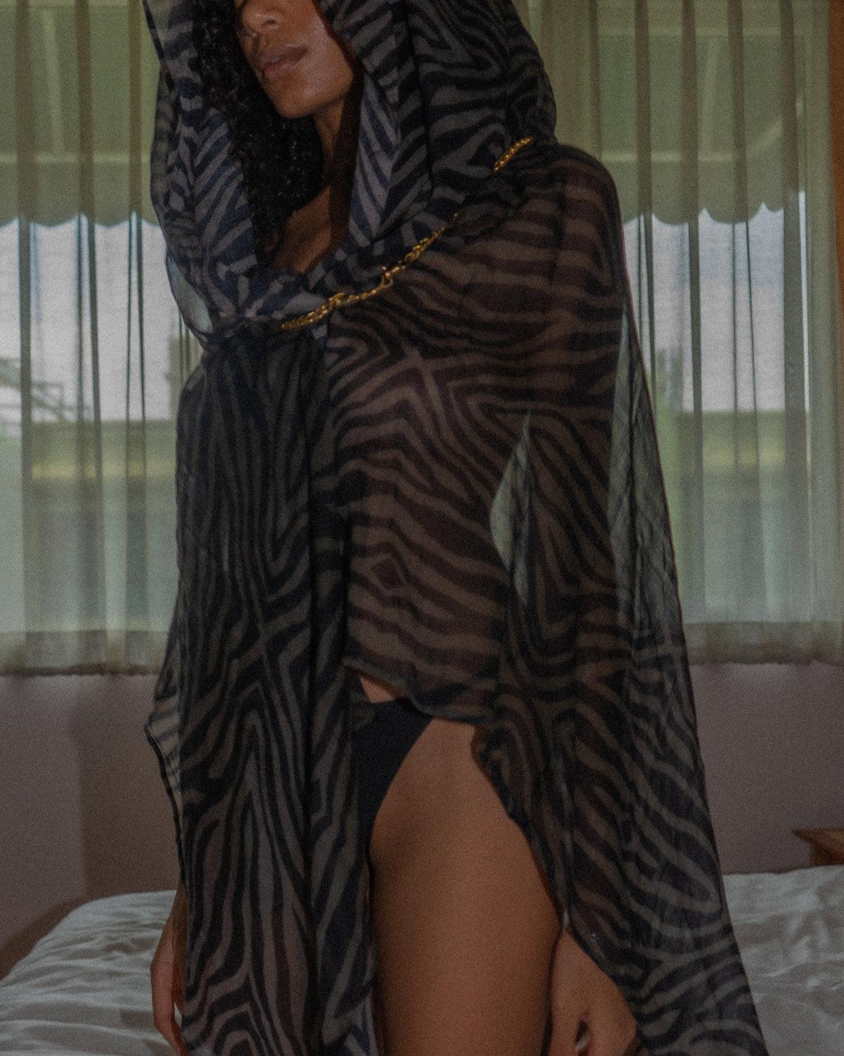 Scarf / Pareo Bamboo - TIGRIS - Yacxilan Artwear