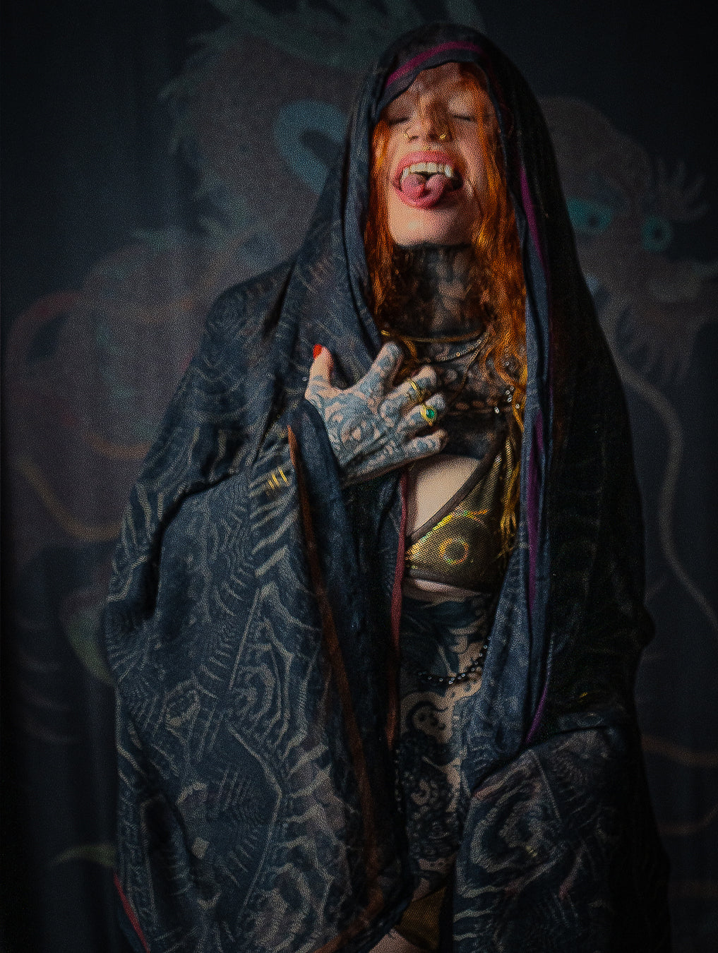 Scarf / Pareo Bamboo - DARK SANDOKAN LAVA
