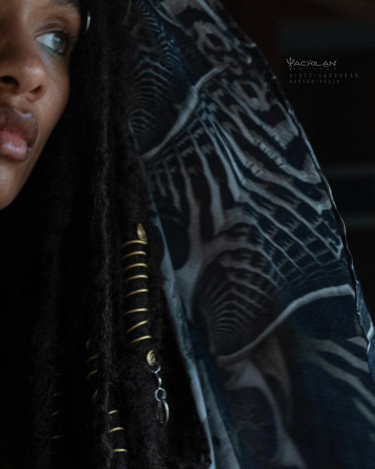 Scarf / Pareo Bamboo - DIRTY SANDOKAN Yacxilan Artwear