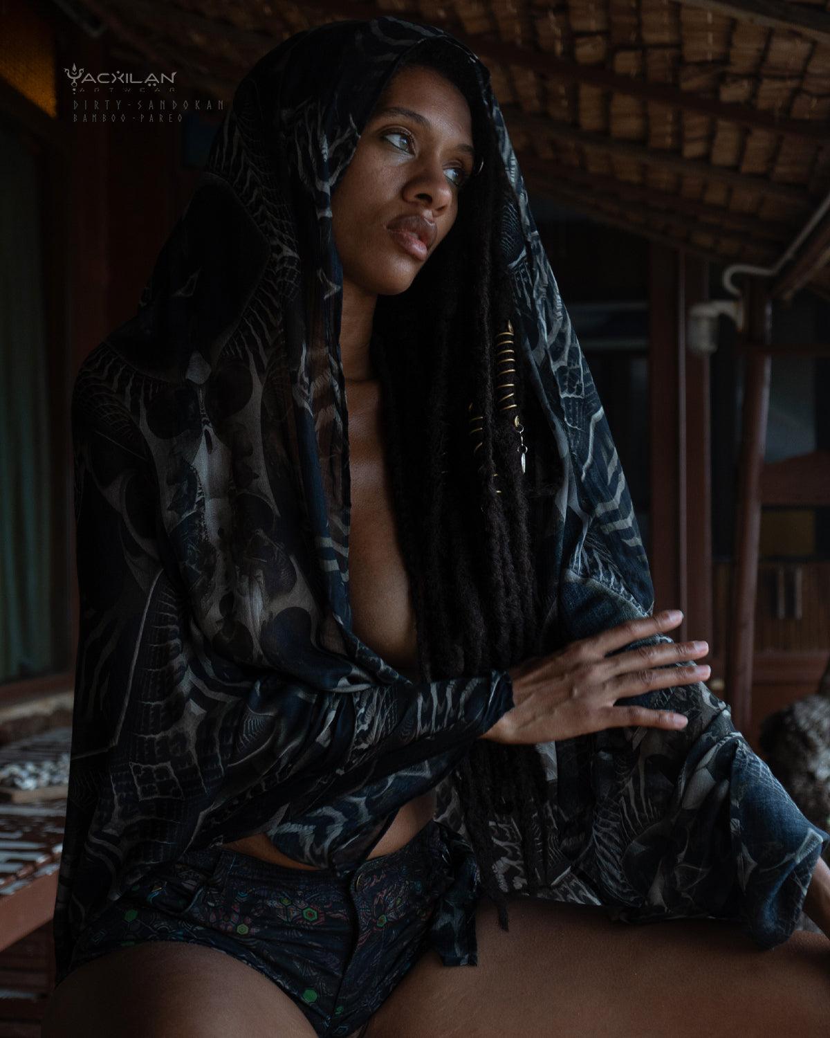 Scarf / Pareo Bamboo - DIRTY SANDOKAN Yacxilan Artwear