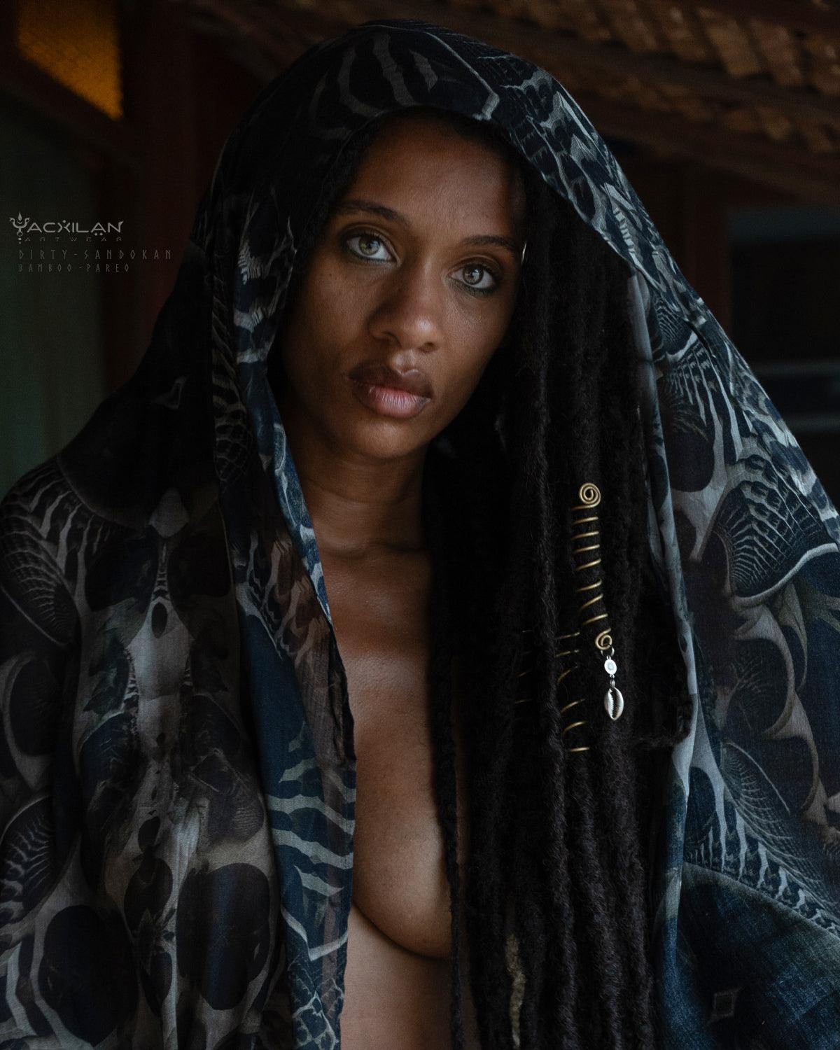 Scarf / Pareo Bamboo - DIRTY SANDOKAN Yacxilan Artwear