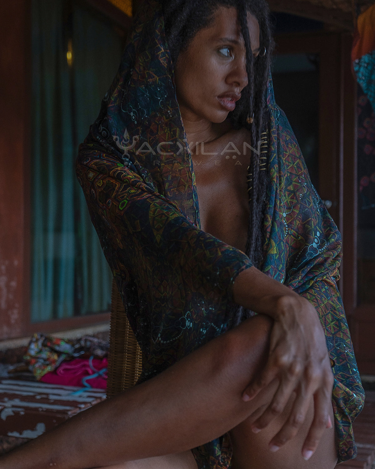 Scarf / Pareo Bamboo - SERPENTS N LADDERS
