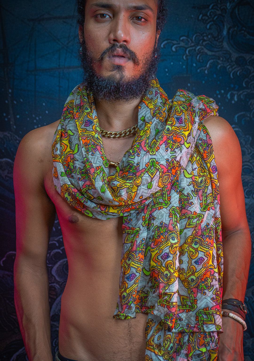 Scarf / Pareo Bamboo - PAKAL'S GOLD