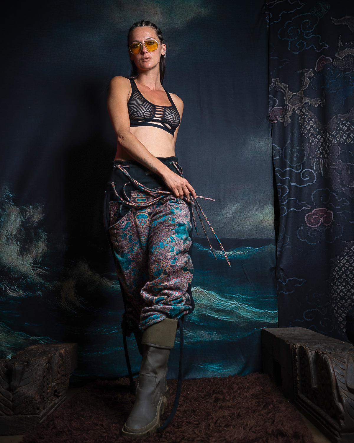 Pants Woman / Polka Ultra Fur - ATLANTHEON