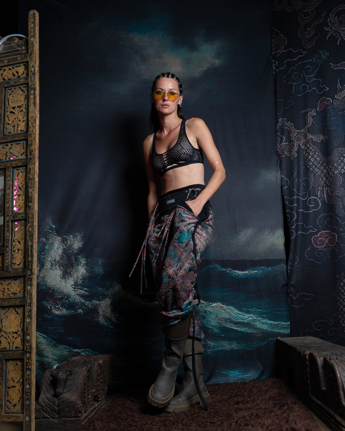 Pants Woman / Polka Ultra Fur - ATLANTHEON