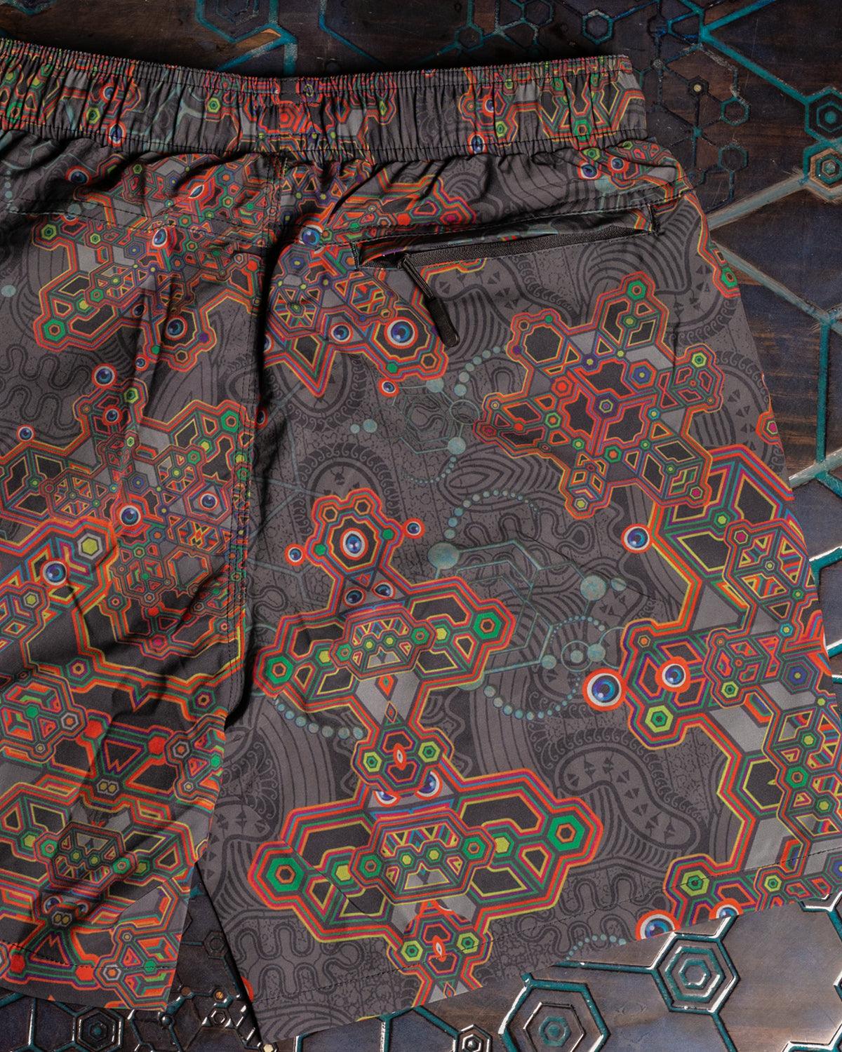 Pool Short Men / Recycled Polyester - AFRODISIAKO - Yacxilan Artwear