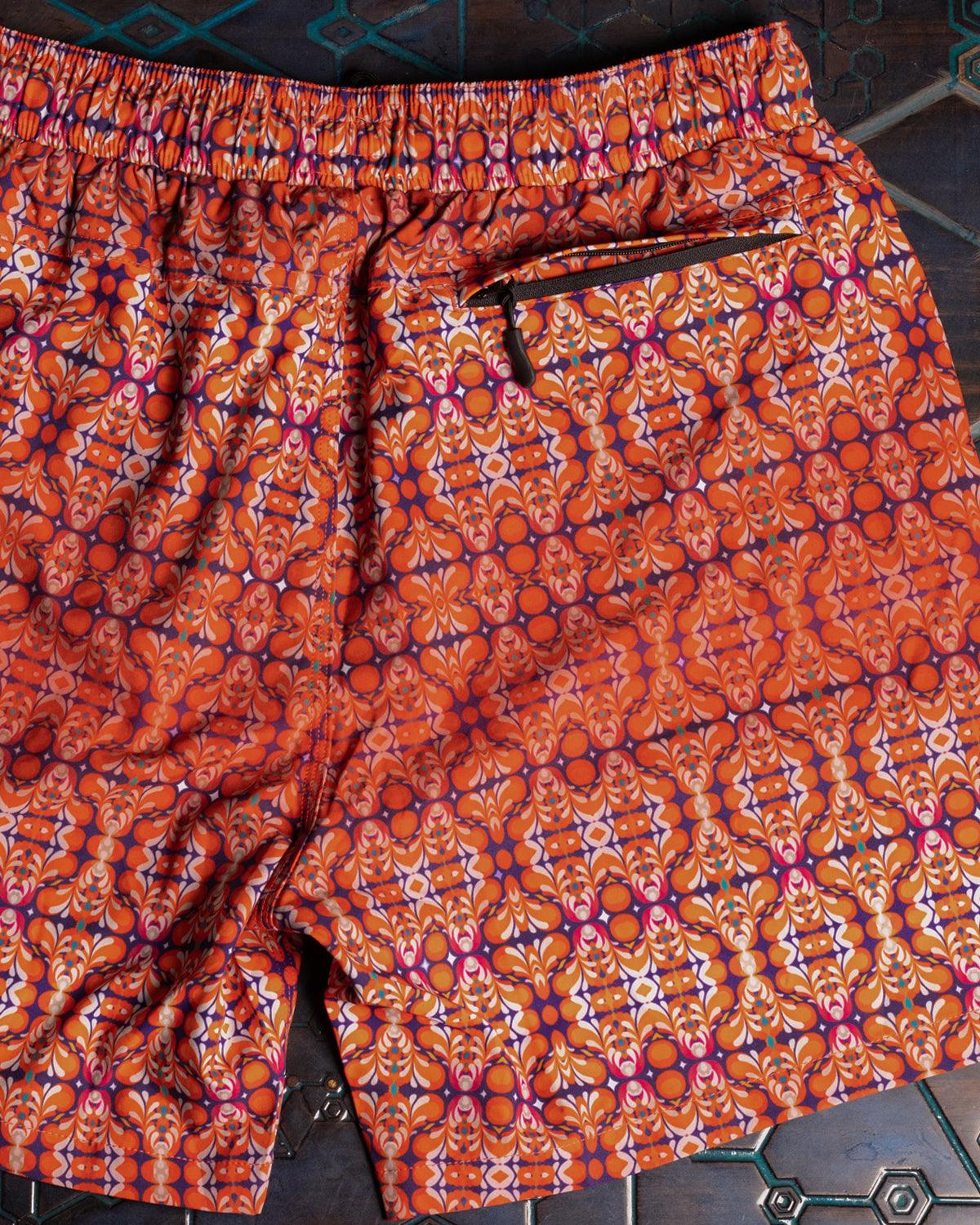 Pool Short Men / Recycled Polyester - REDER - Yacxilan Artwear