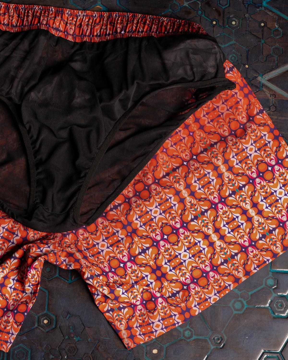 Pool Short Men / Recycled Polyester - REDER - Yacxilan Artwear