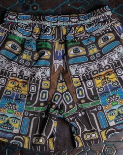 Pool Short Men / Recycled Polyester - TINGLIT MASTO - Yacxilan Artwear