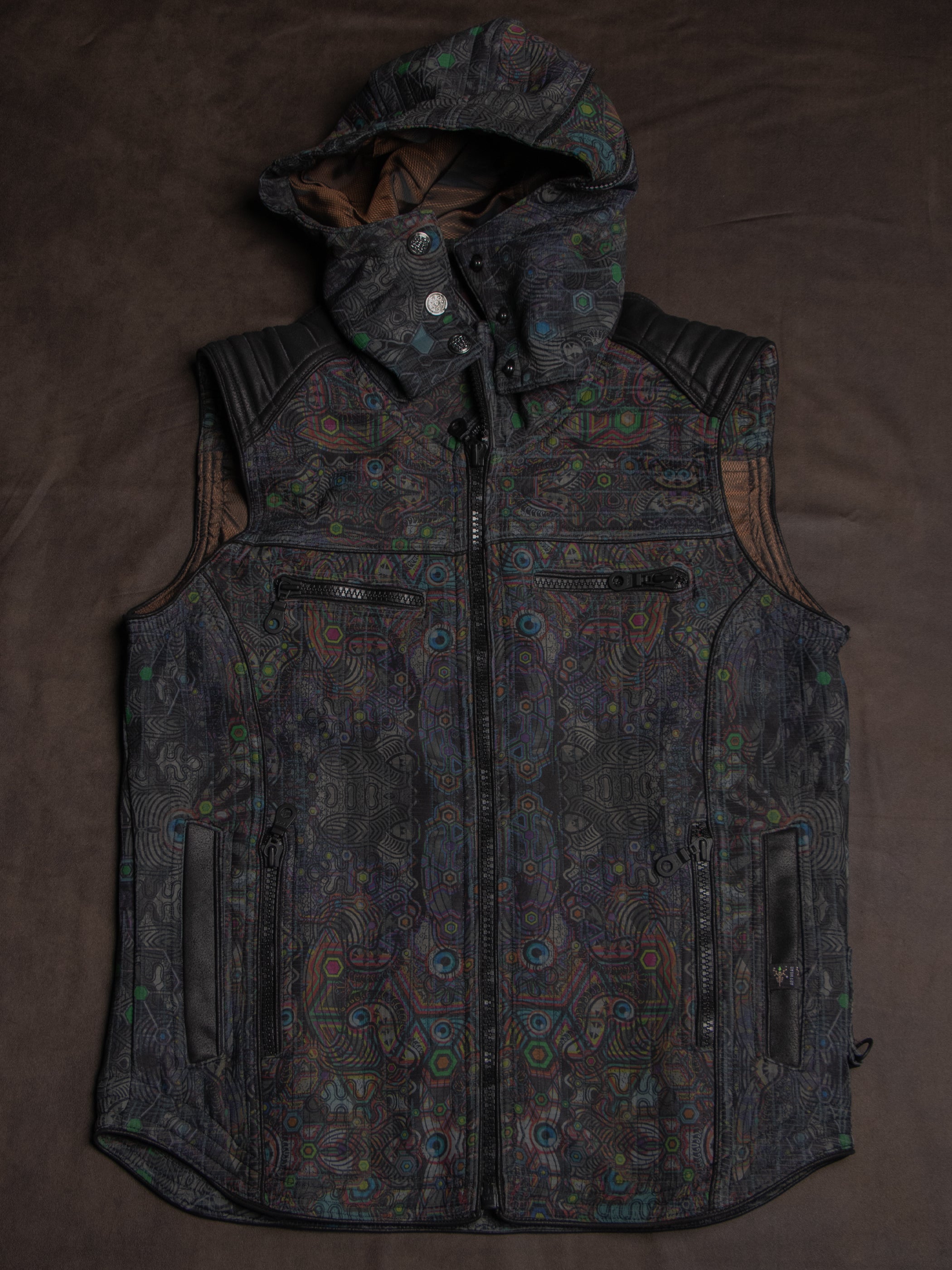 Sleeveless Jacket ALIEN / High Tech - PSYCHEDELIKA GALACTIKA