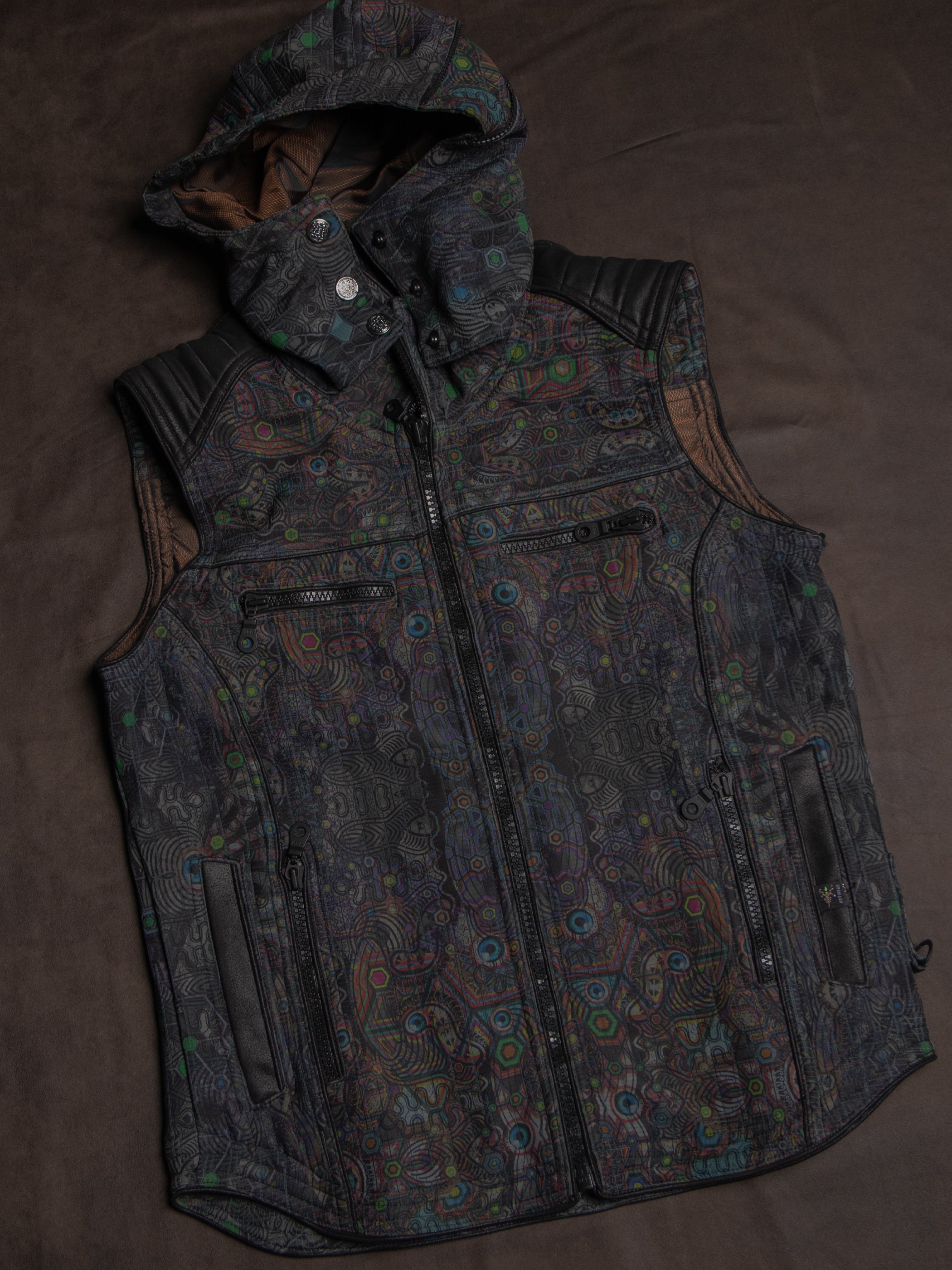 Sleeveless Jacket ALIEN / High Tech - PSYCHEDELIKA GALACTIKA