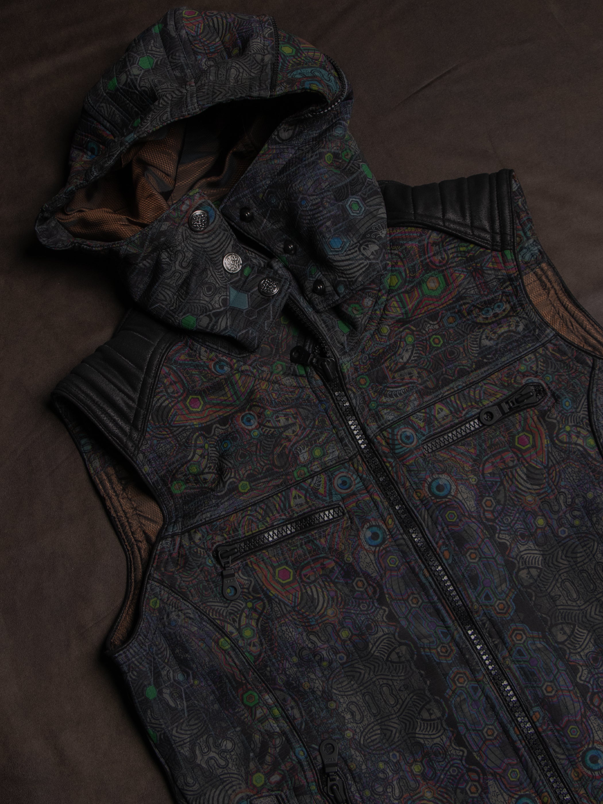 Sleeveless Jacket ALIEN / High Tech - PSYCHEDELIKA GALACTIKA