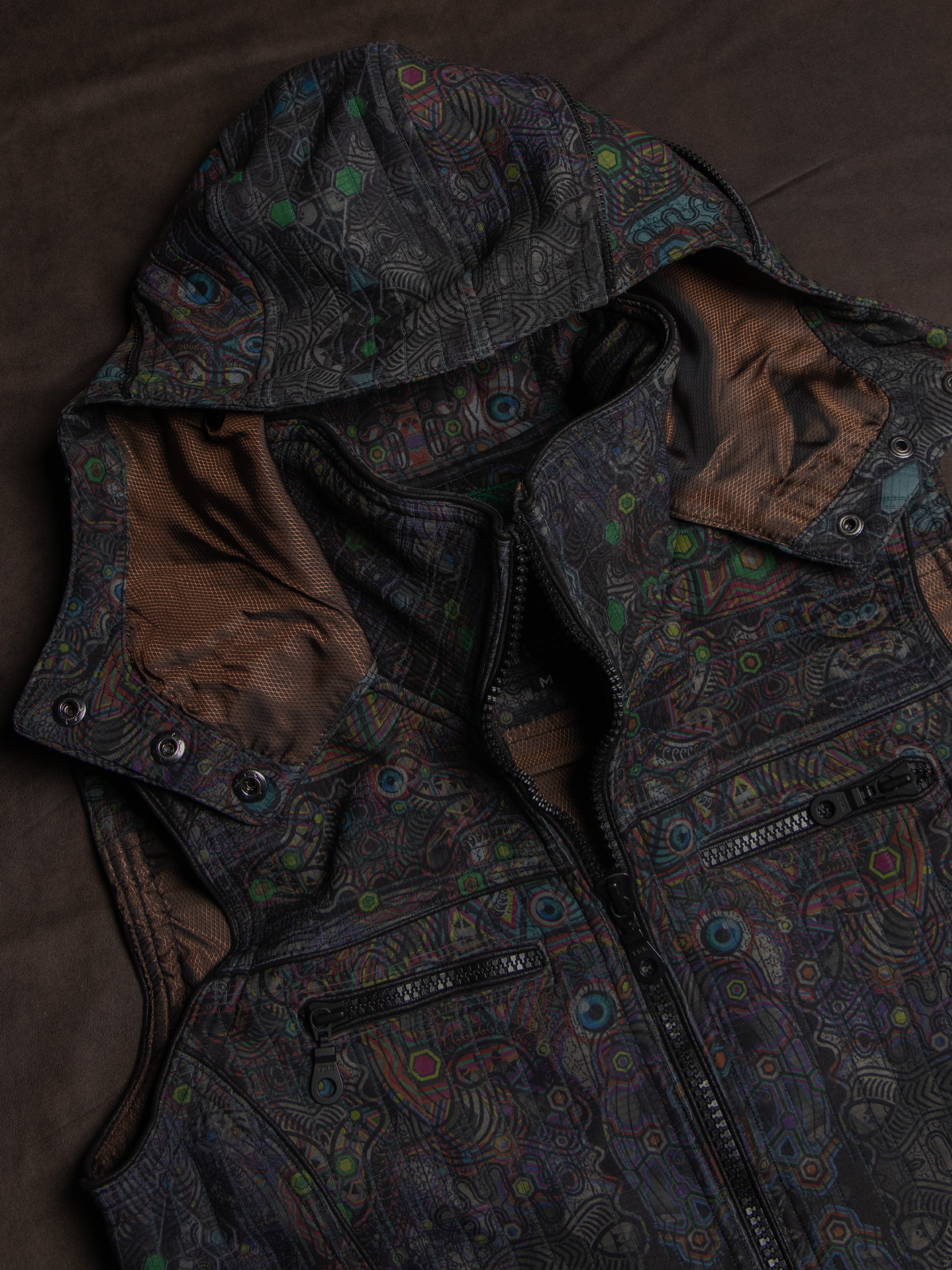 Sleeveless Jacket ALIEN / High Tech - PSYCHEDELIKA GALACTIKA