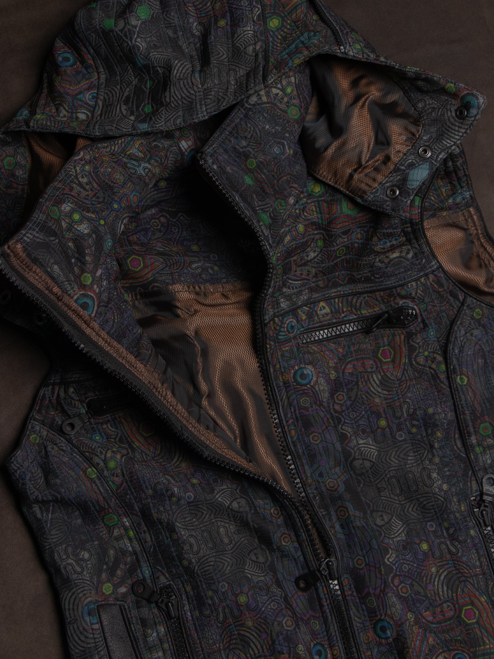 Sleeveless Jacket ALIEN / High Tech - PSYCHEDELIKA GALACTIKA