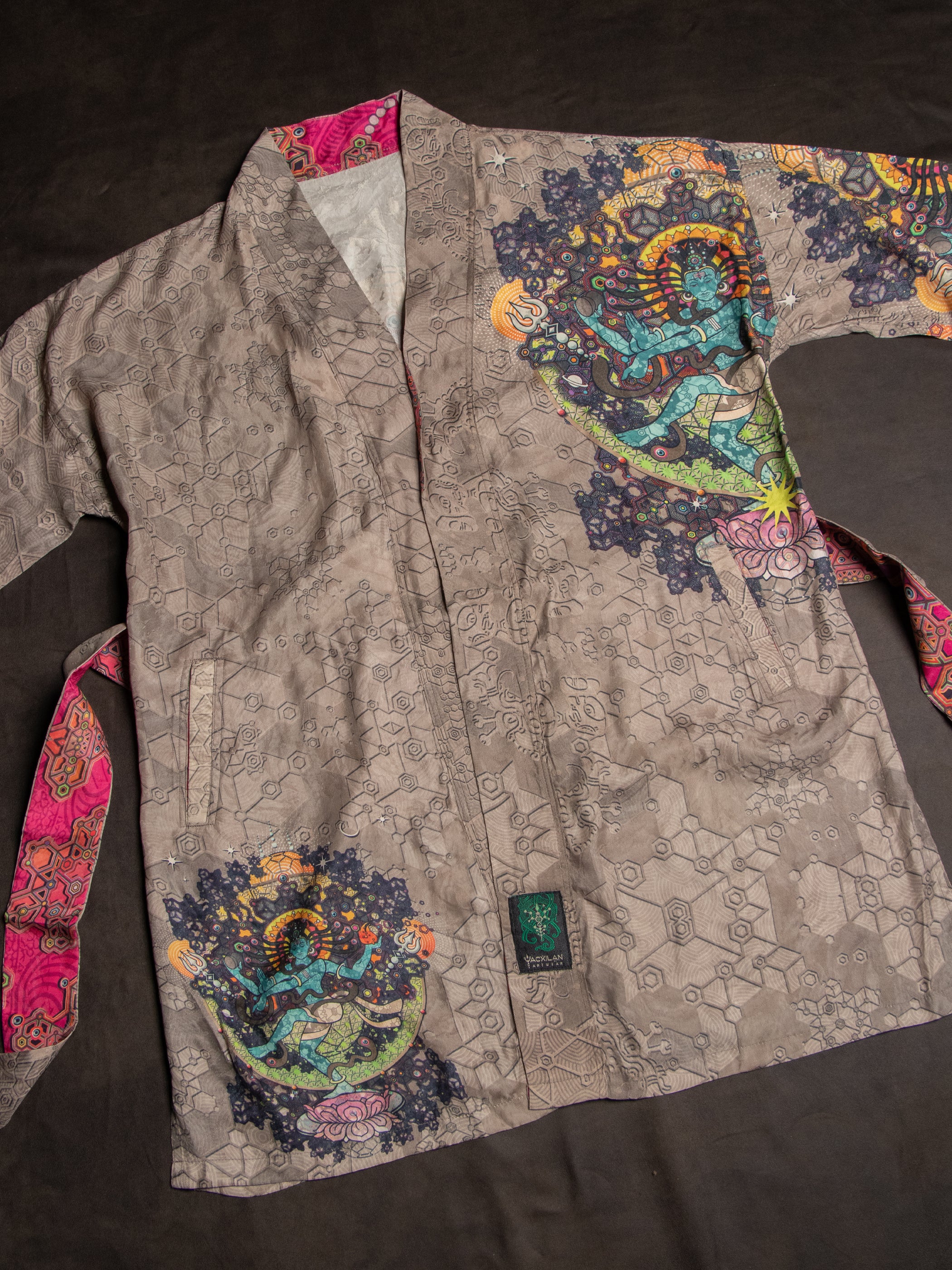 Classic Kimono / Textured Woven Cupro - NATARAJA Sunshine