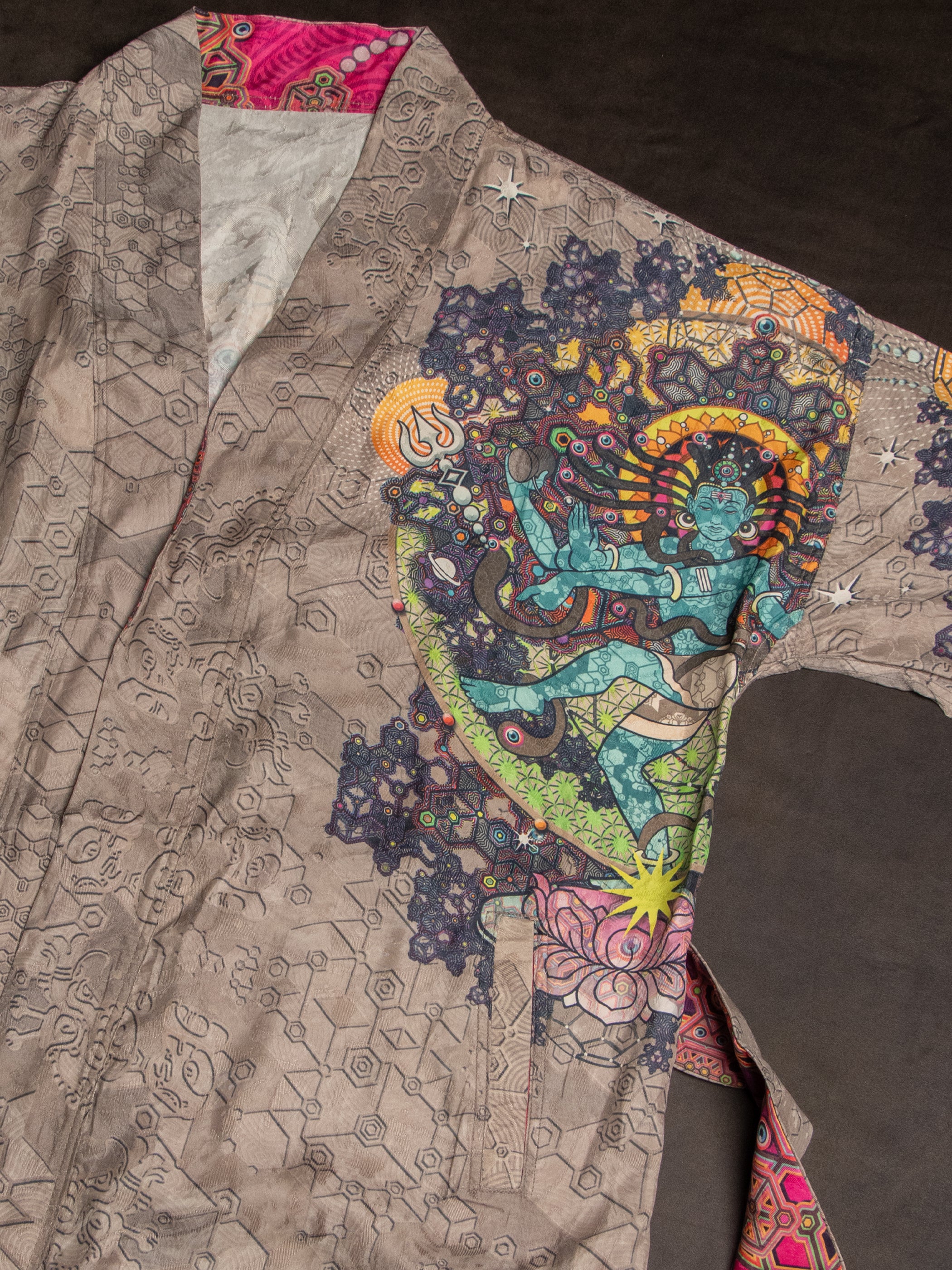 Classic Kimono / Textured Woven Cupro - NATARAJA Sunshine