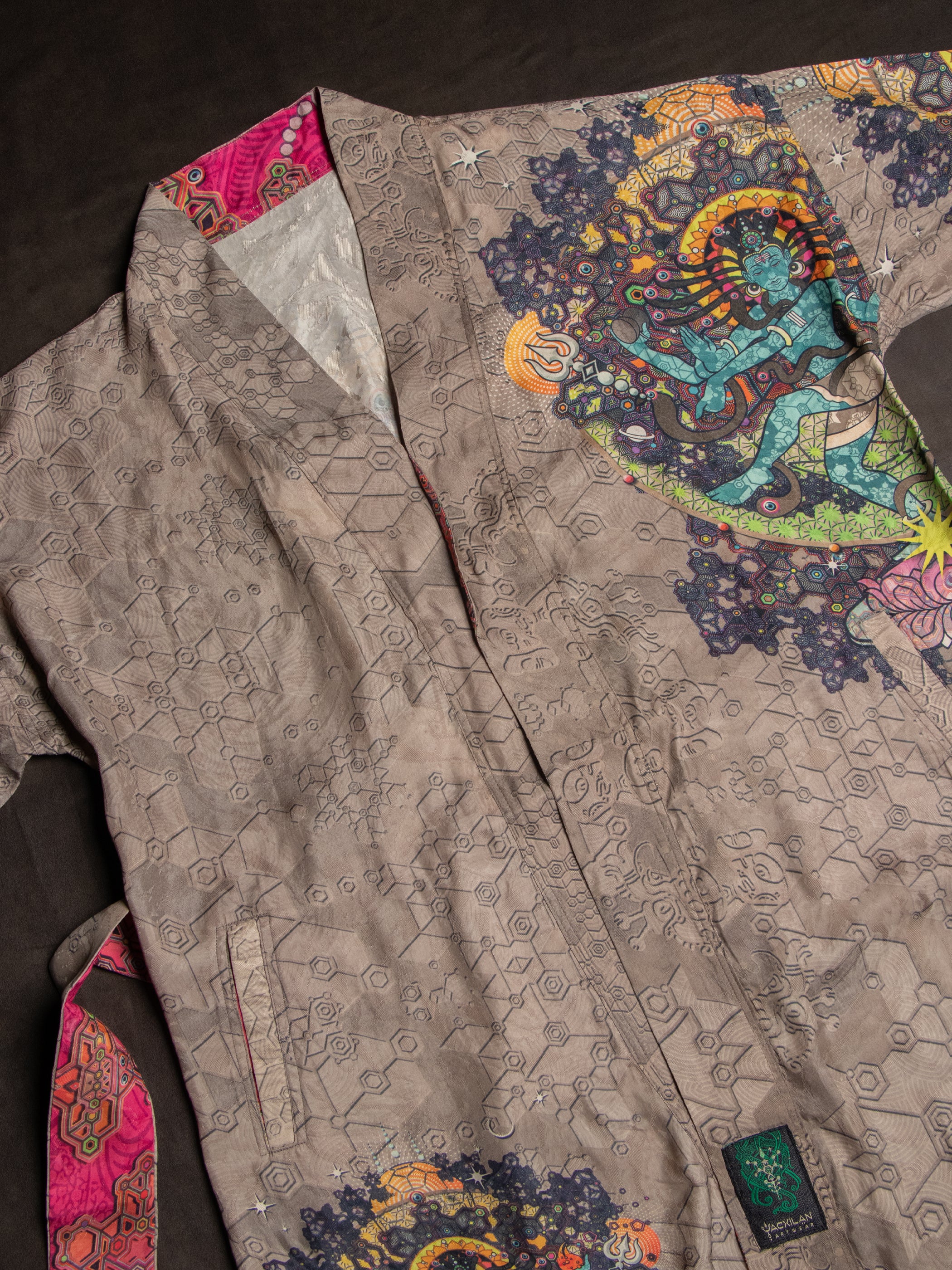 Classic Kimono / Textured Woven Cupro - NATARAJA Sunshine