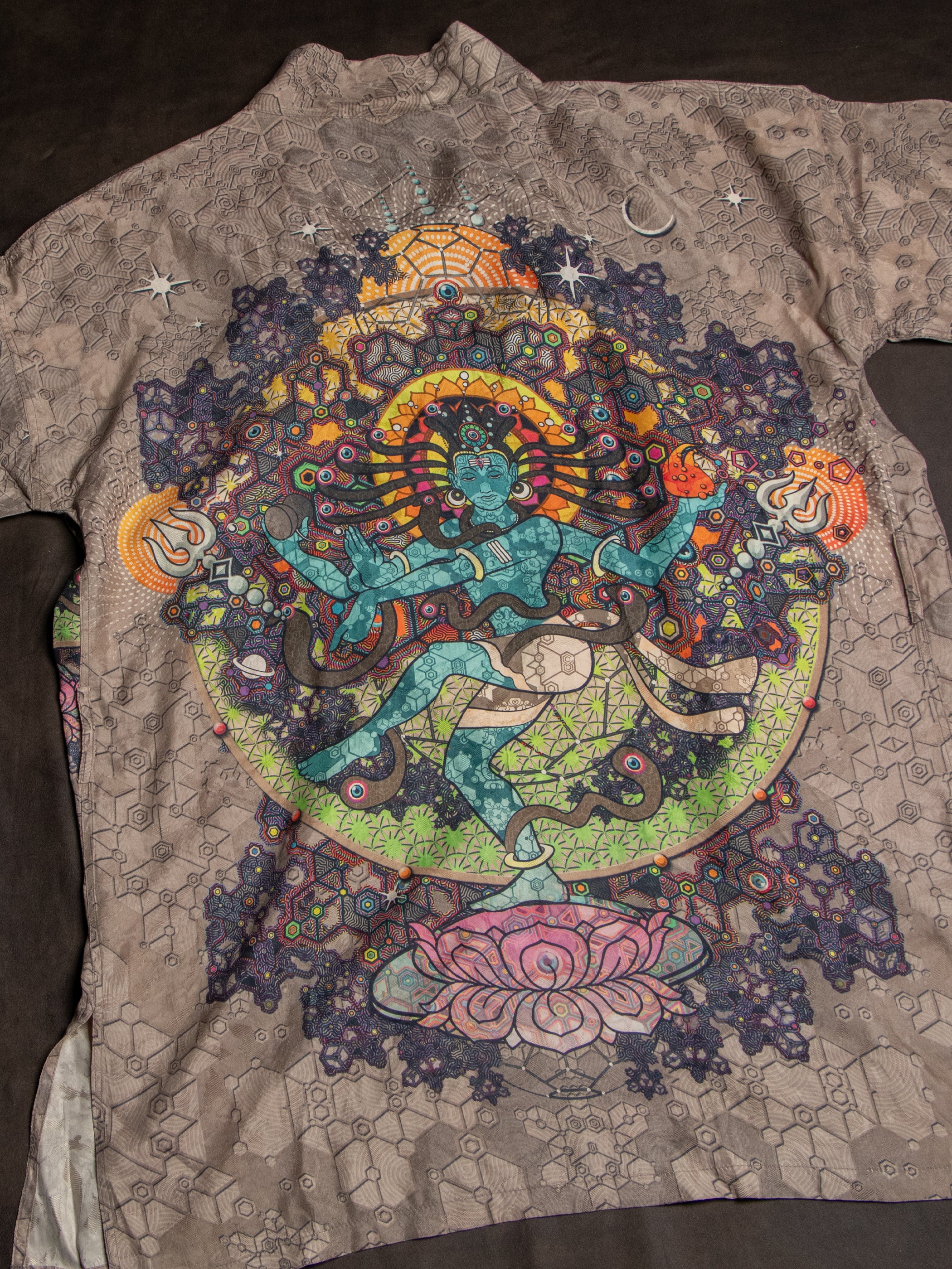 Classic Kimono / Textured Woven Cupro - NATARAJA Sunshine