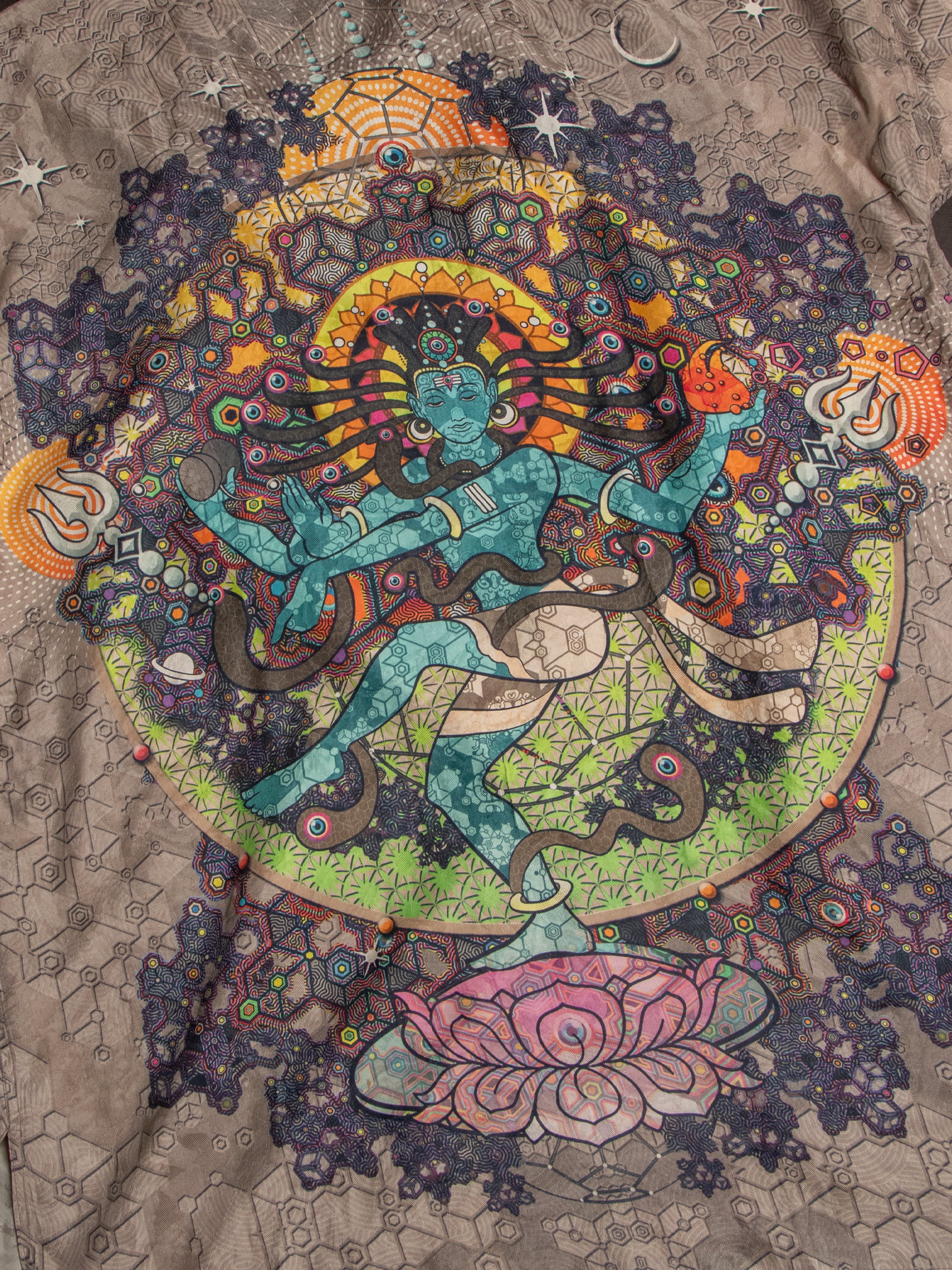 Classic Kimono / Textured Woven Cupro - NATARAJA Sunshine