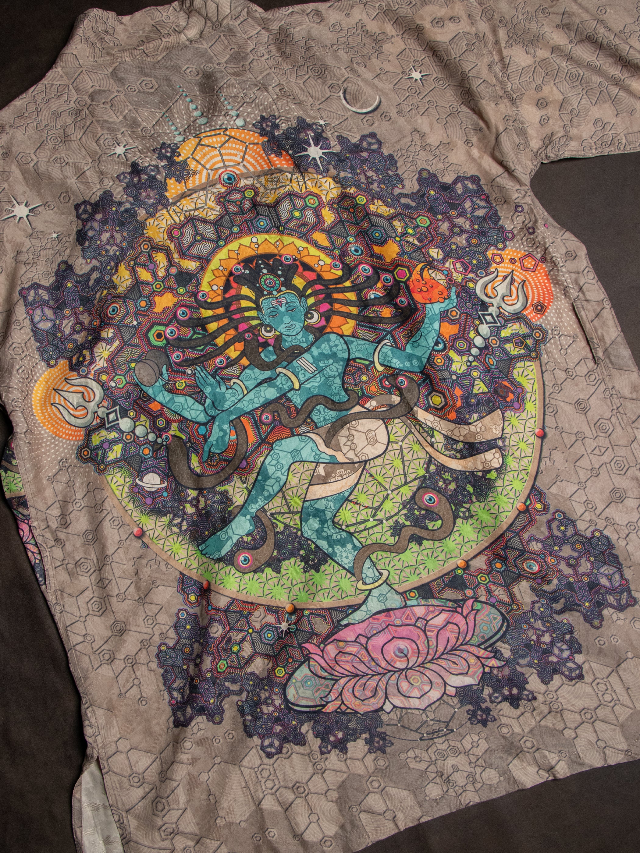 Classic Kimono / Textured Woven Cupro - NATARAJA Sunshine