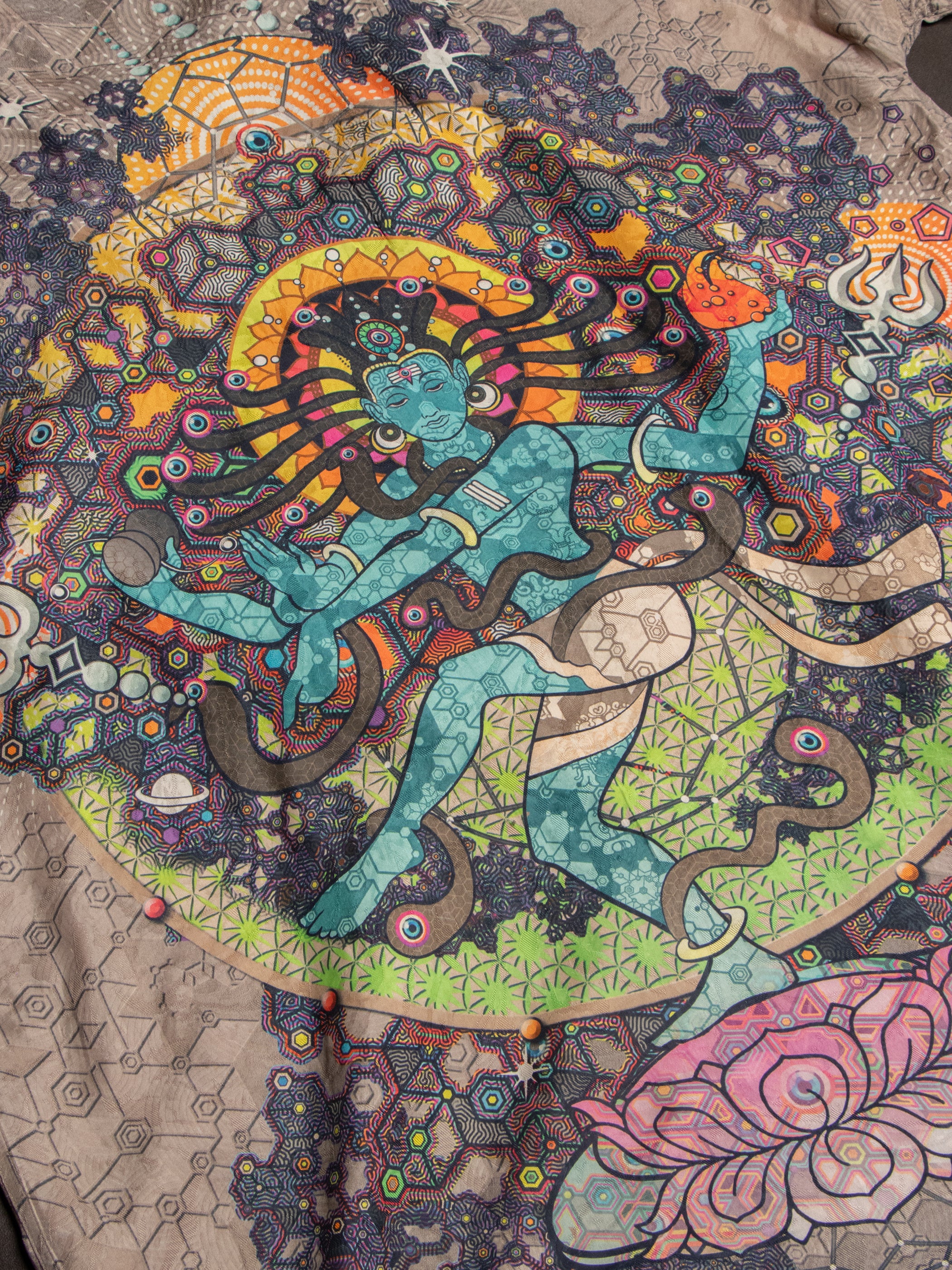 Classic Kimono / Textured Woven Cupro - NATARAJA Sunshine
