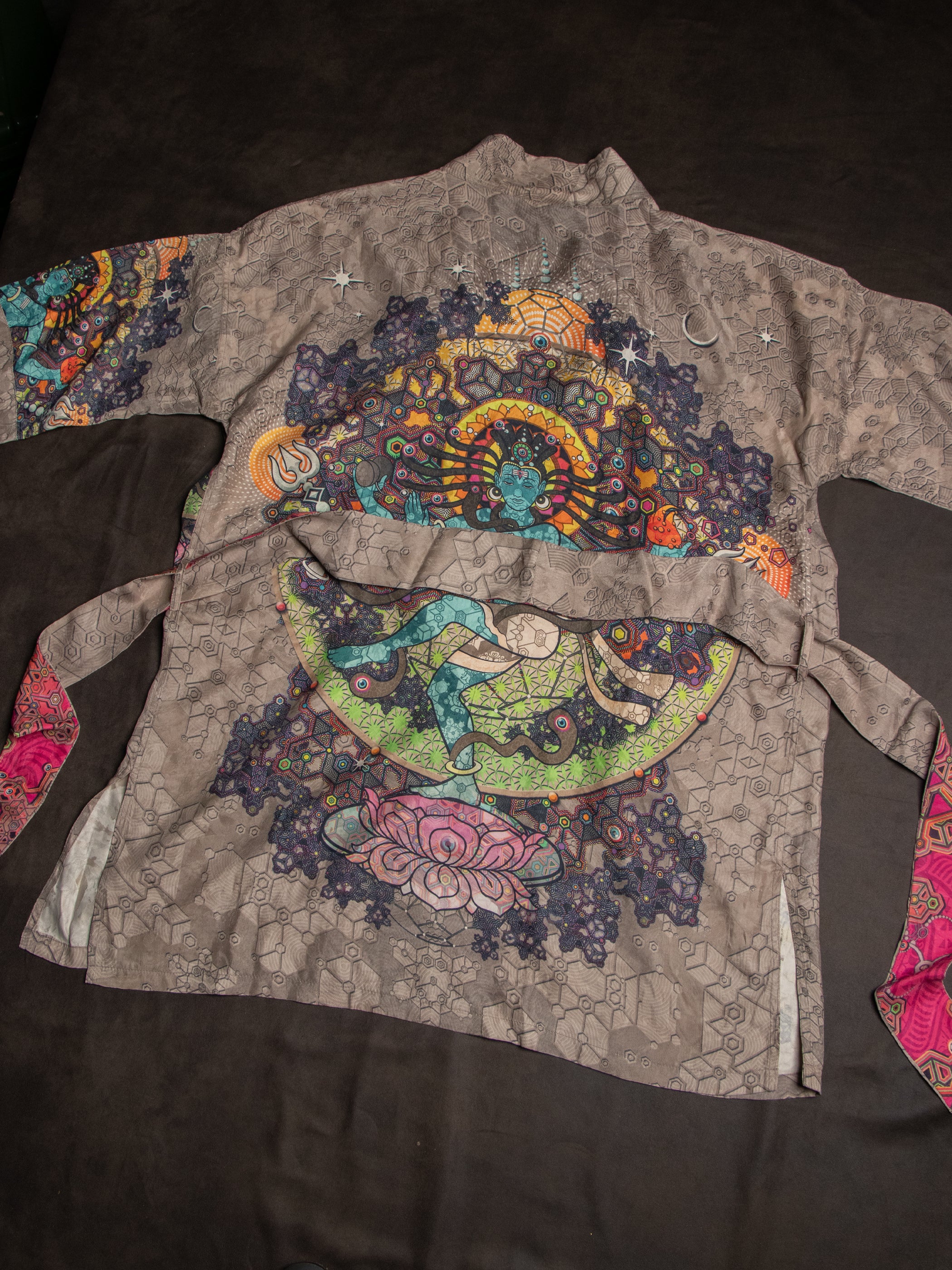 Classic Kimono / Textured Woven Cupro - NATARAJA Sunshine