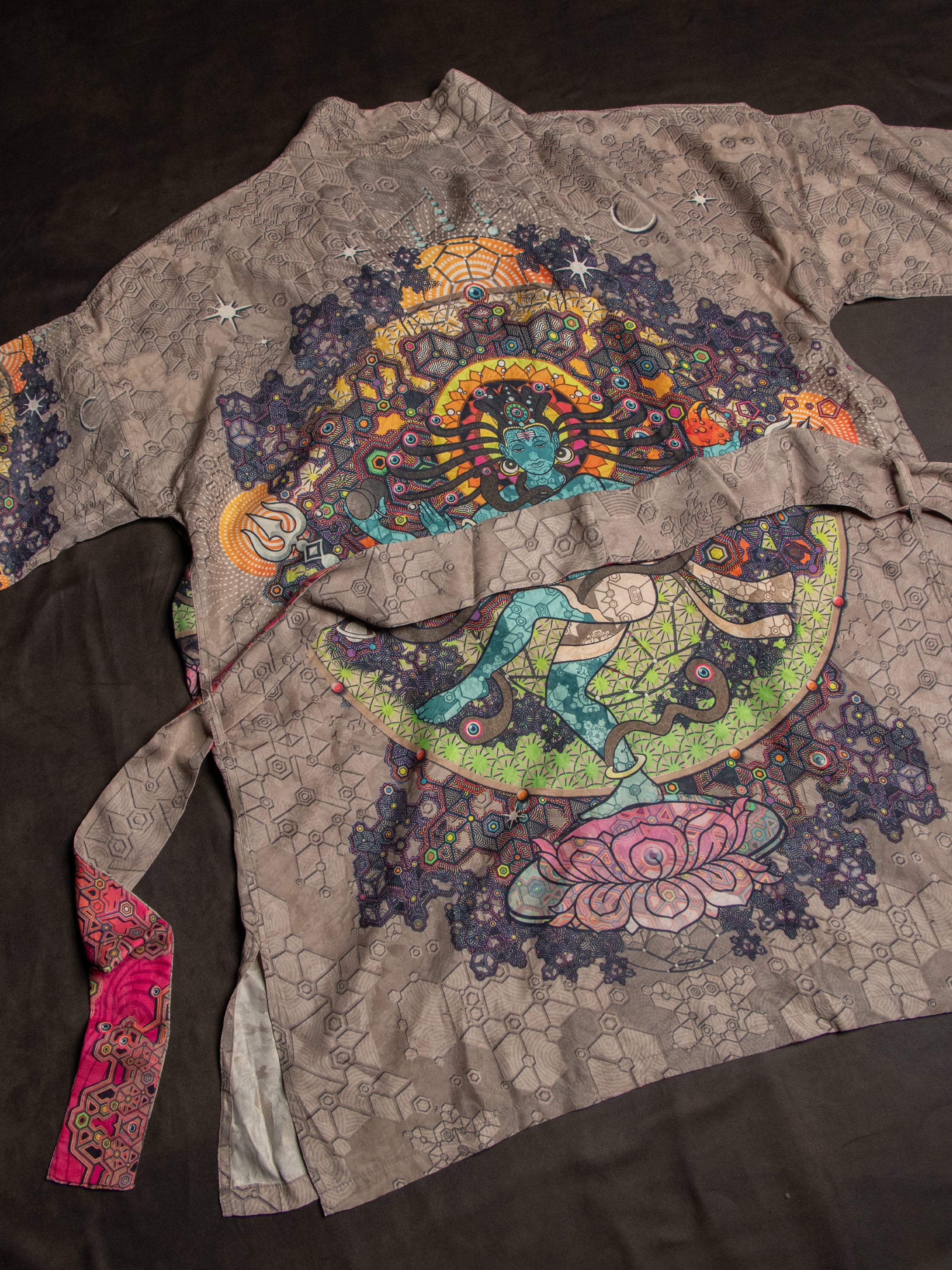 Classic Kimono / Textured Woven Cupro - NATARAJA Sunshine