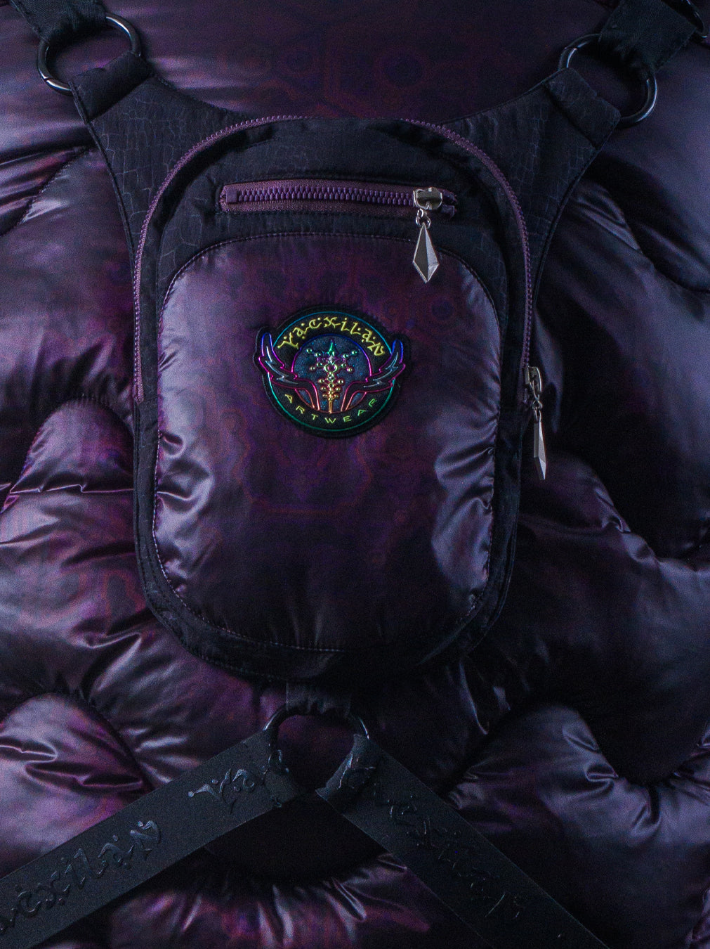 Down Jacket Men & Pakpak / Nylon - Purple Haze ASTROCORAL