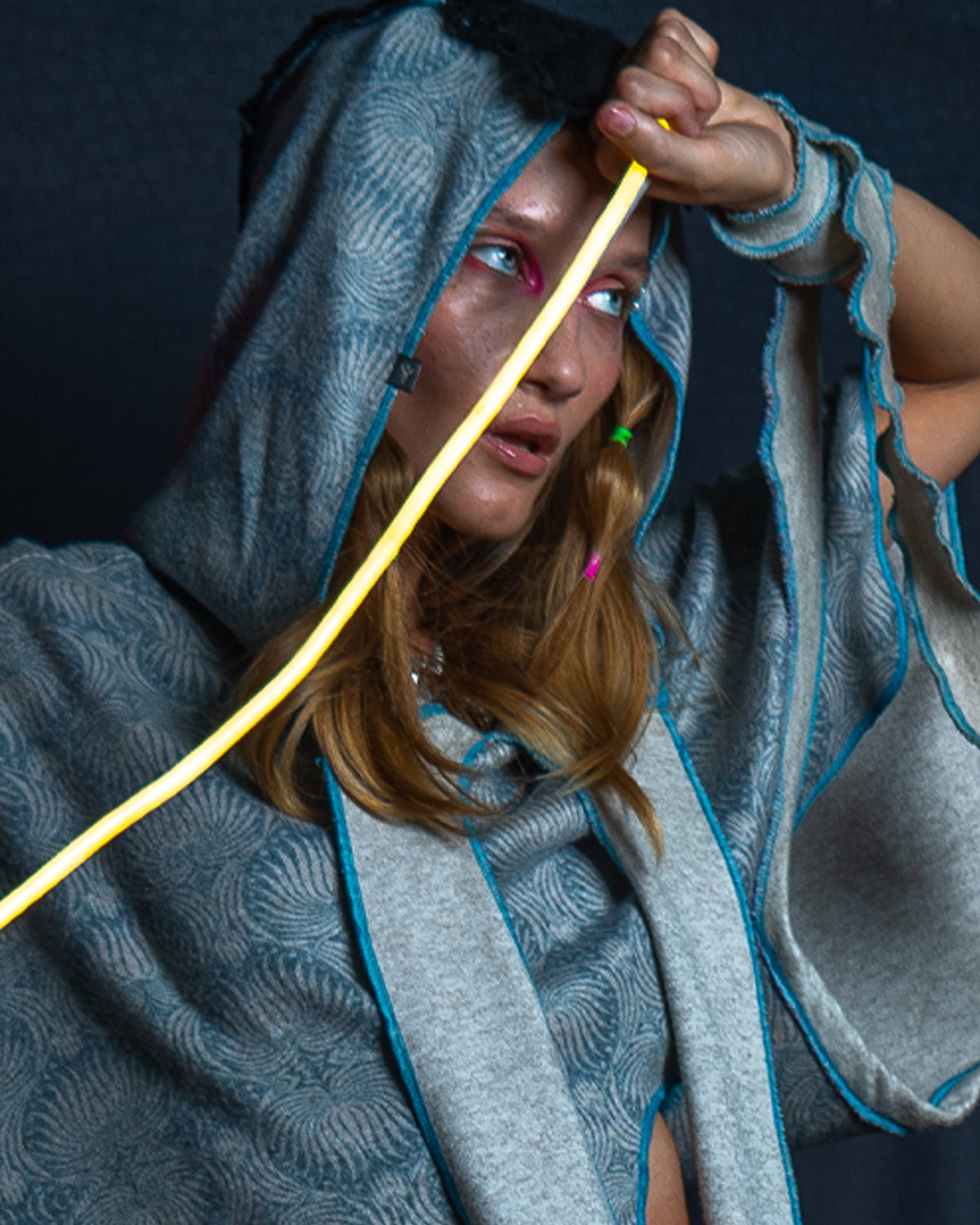 Shall / Knits - Manta Skunk Sqwid - LEAVES