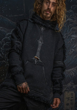 Hoodie Men SHAMANIK / Chanel - Blak BOHÊME