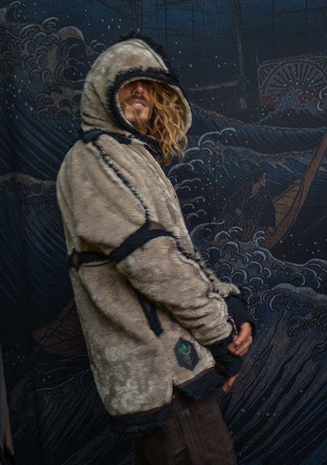 Hoodie Men SHAMANIK / Ultra Polar - SIBERIAN Cream