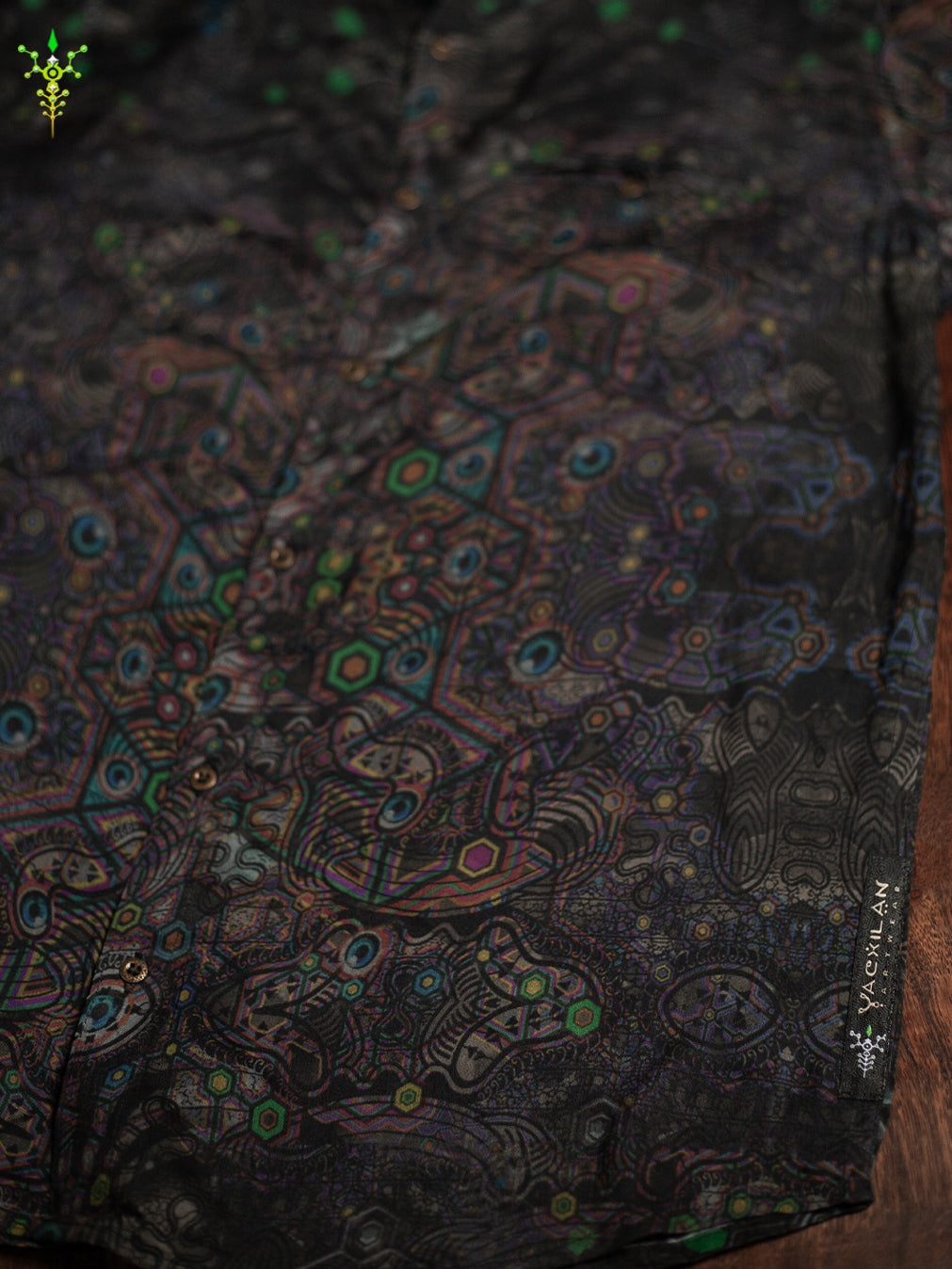 Shirt Men Half Sleeves / Bamboo - DARK PSYCHEDELIKA