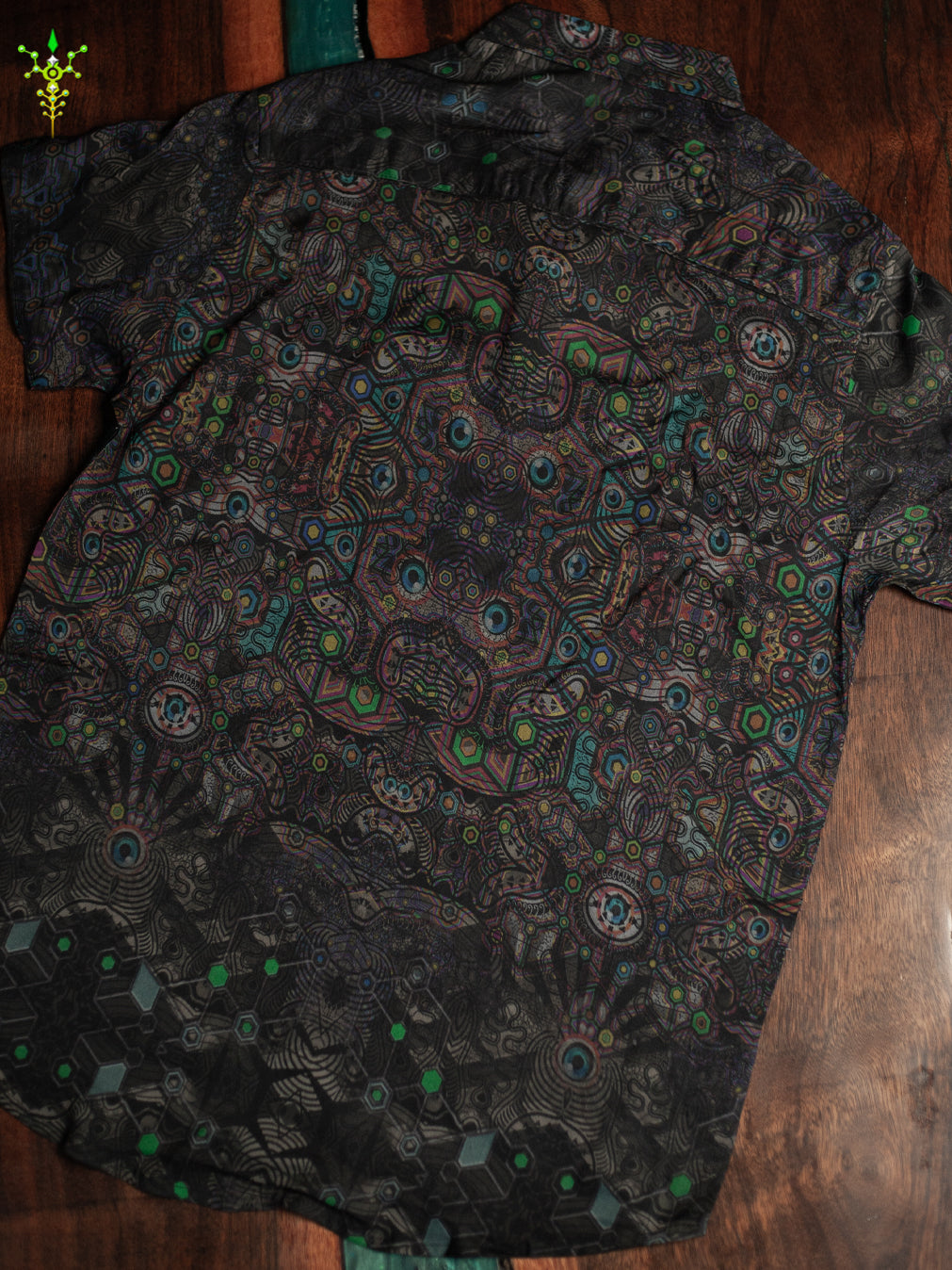 Shirt Men Half Sleeves / Bamboo - DARK PSYCHEDELIKA