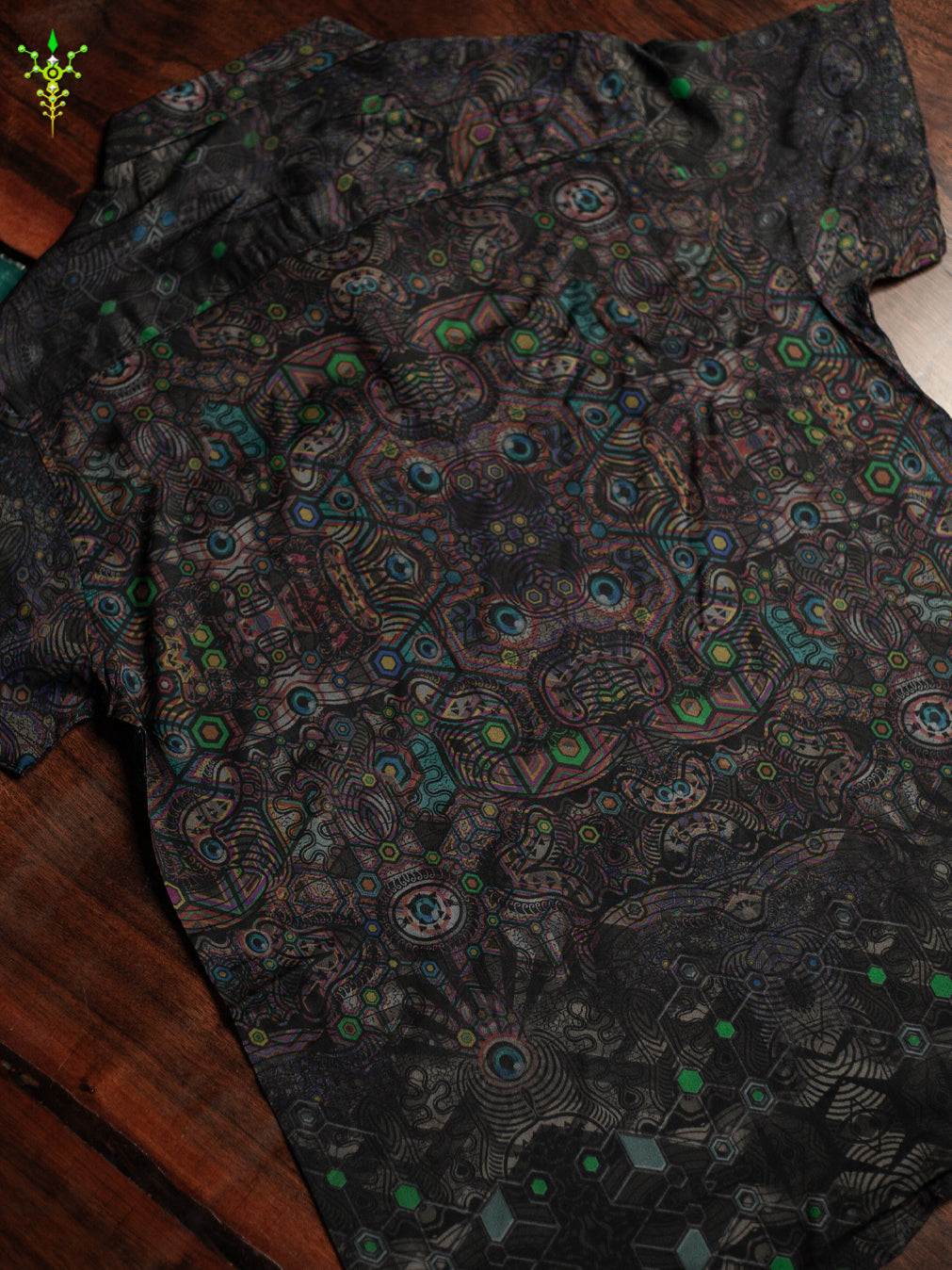 Shirt Men Half Sleeves / Bamboo - DARK PSYCHEDELIKA