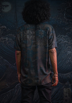 Shirt Men Half Sleeves / Bamboo - DRAGONS