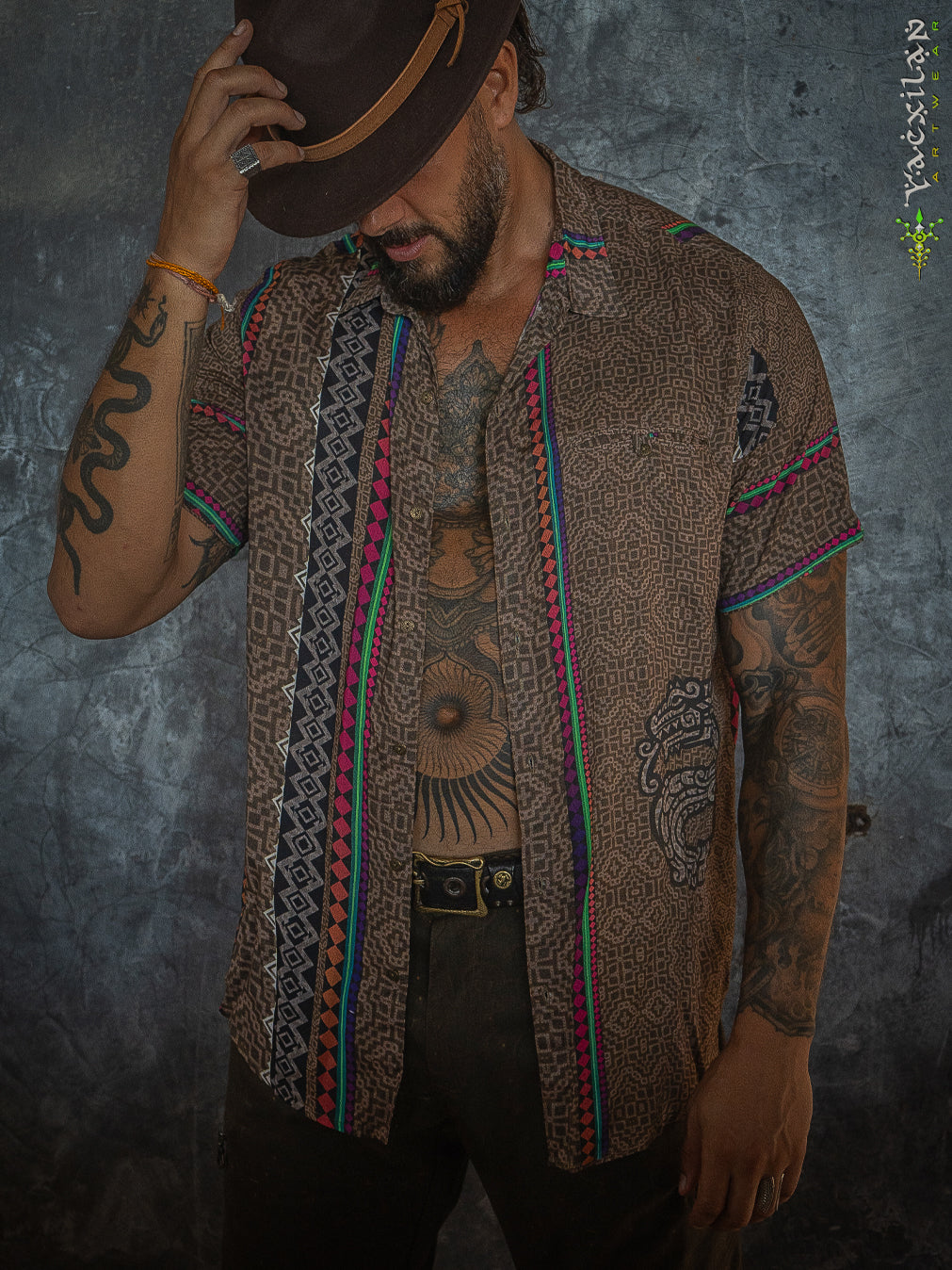 Shirt Men Half Sleeves / Bamboo - DRAGONS OF ITAK