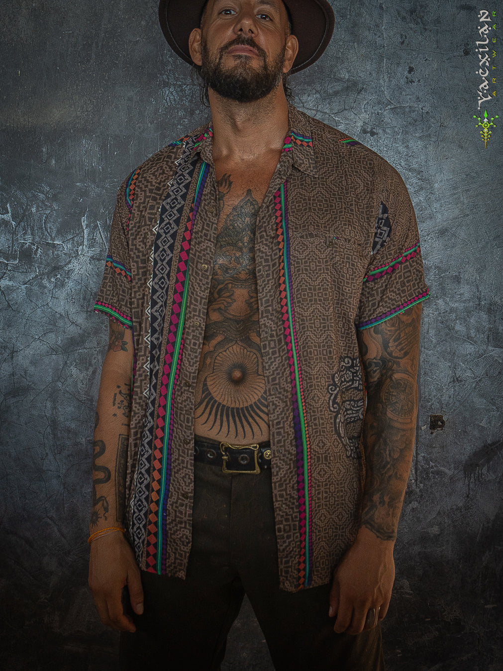 Shirt Men Half Sleeves / Bamboo - DRAGONS OF ITAK