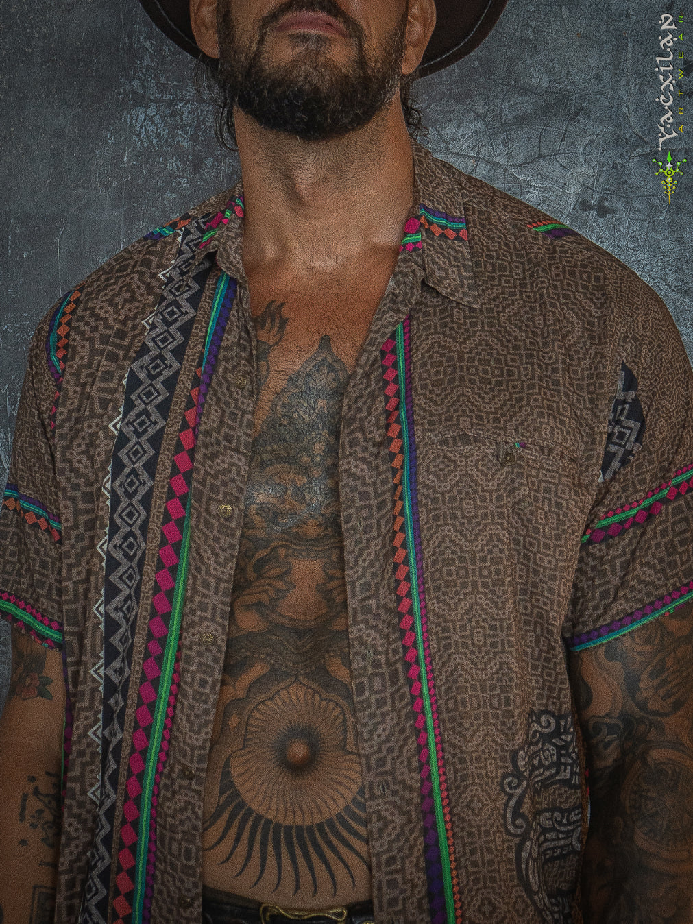 Shirt Men Half Sleeves / Bamboo - DRAGONS OF ITAK