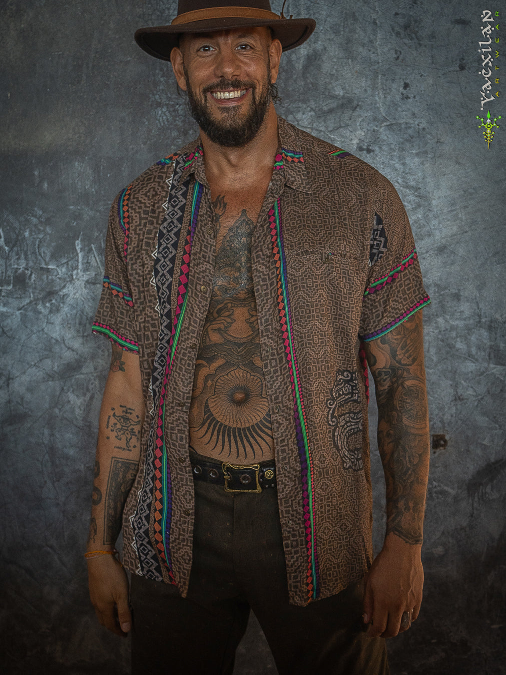 Shirt Men Half Sleeves / Bamboo - DRAGONS OF ITAK