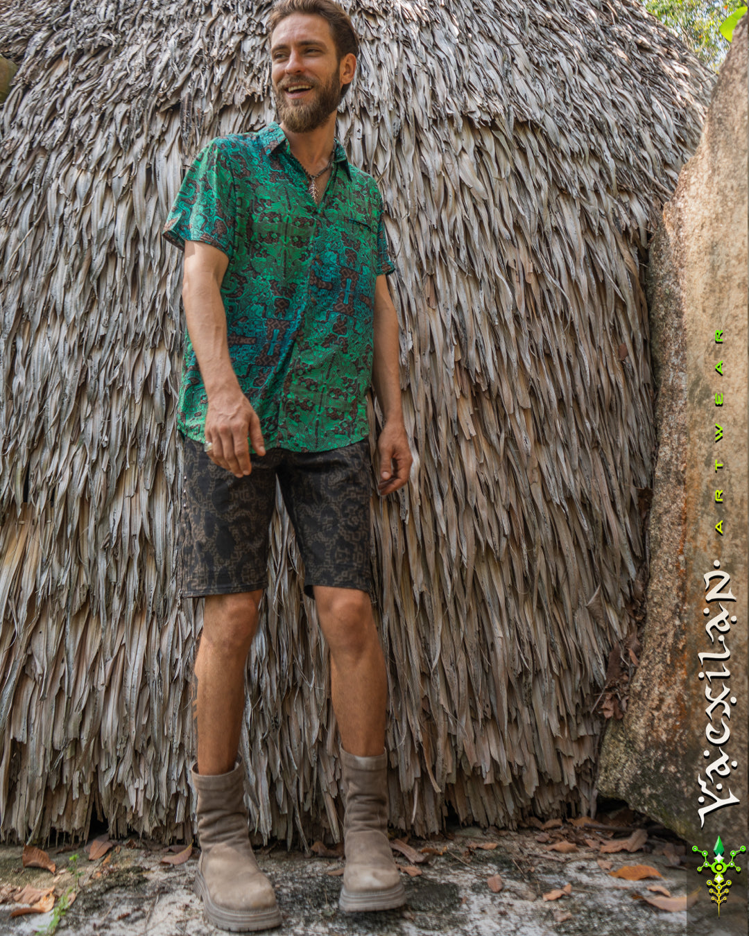 Shirt Men Half Sleeves / Bamboo - JADEMAYANS