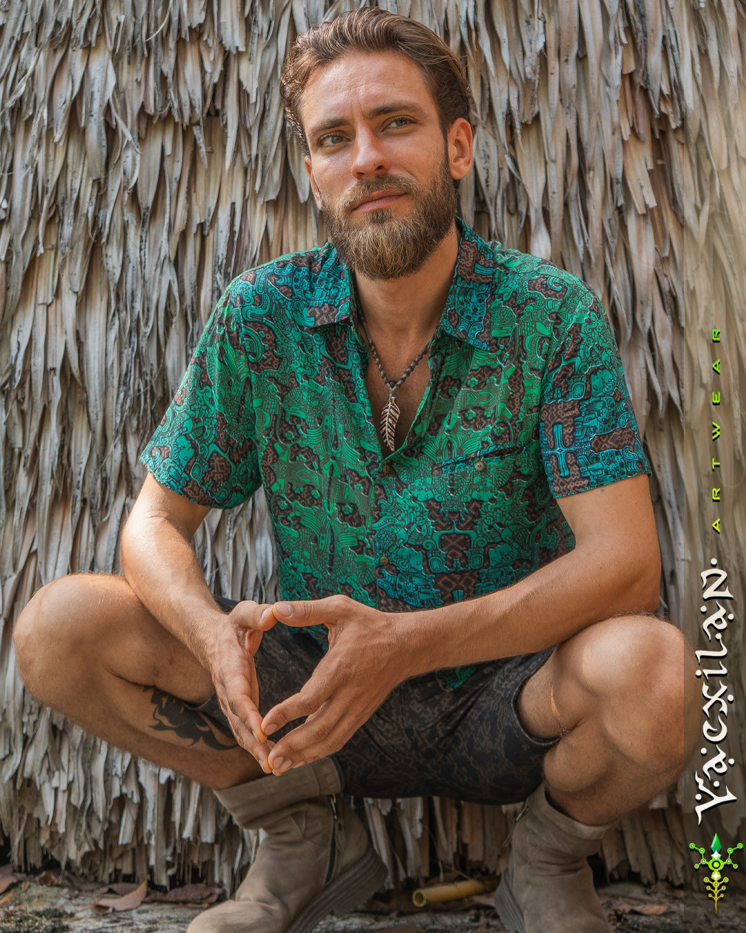 Shirt Men Half Sleeves / Bamboo - JADEMAYANS