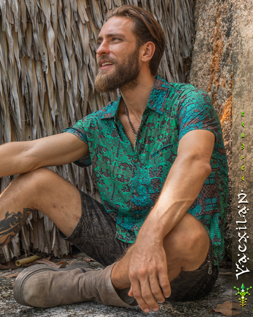 Shirt Men Half Sleeves / Bamboo - JADEMAYANS
