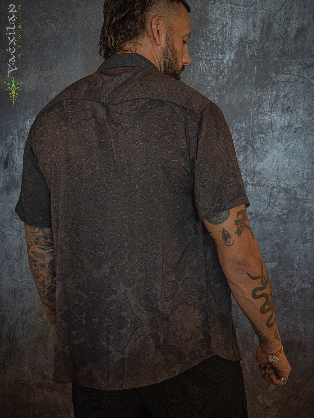 Shirt Men Half Sleeves / Bamboo - MAYAN CODEX