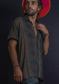 Shirt Men Half Sleeves / Bamboo - MUDGRASS